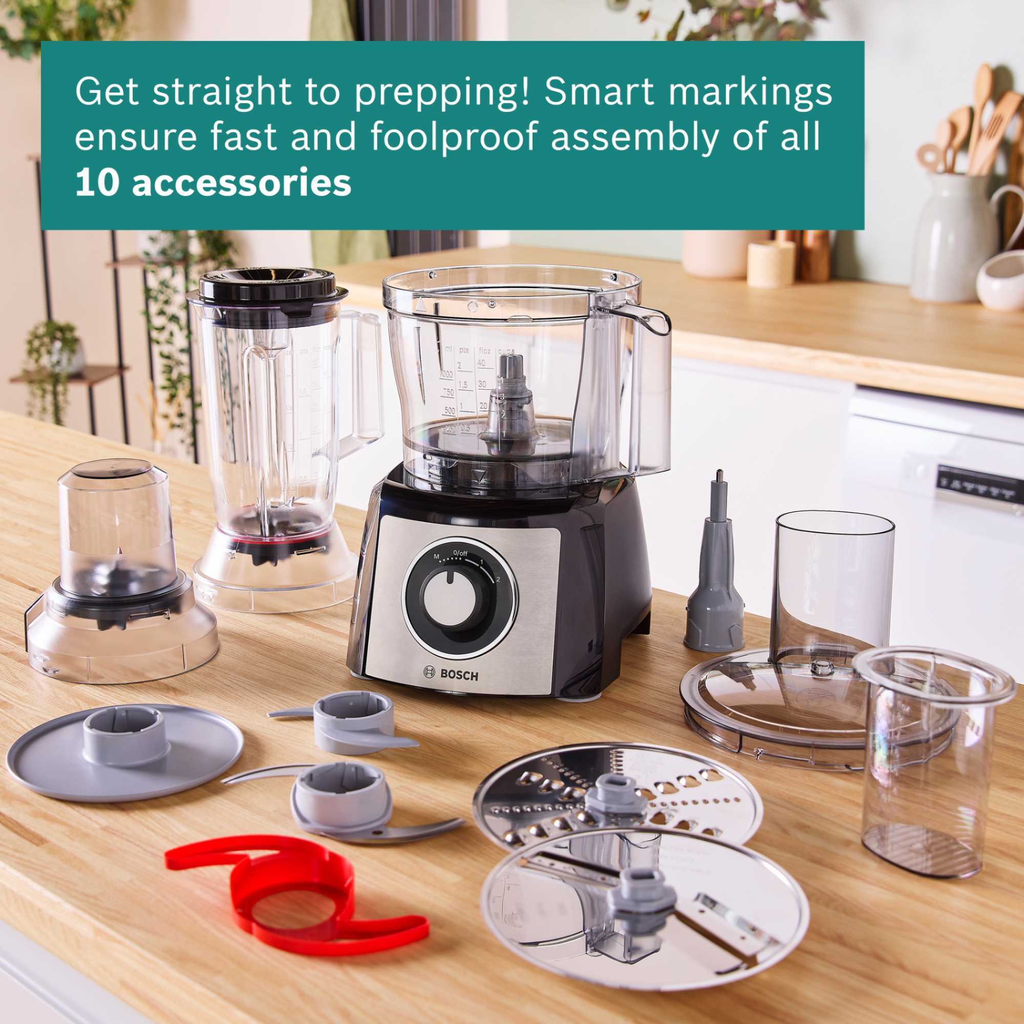 MCM3501MGB 800W 2.3L Food Processor