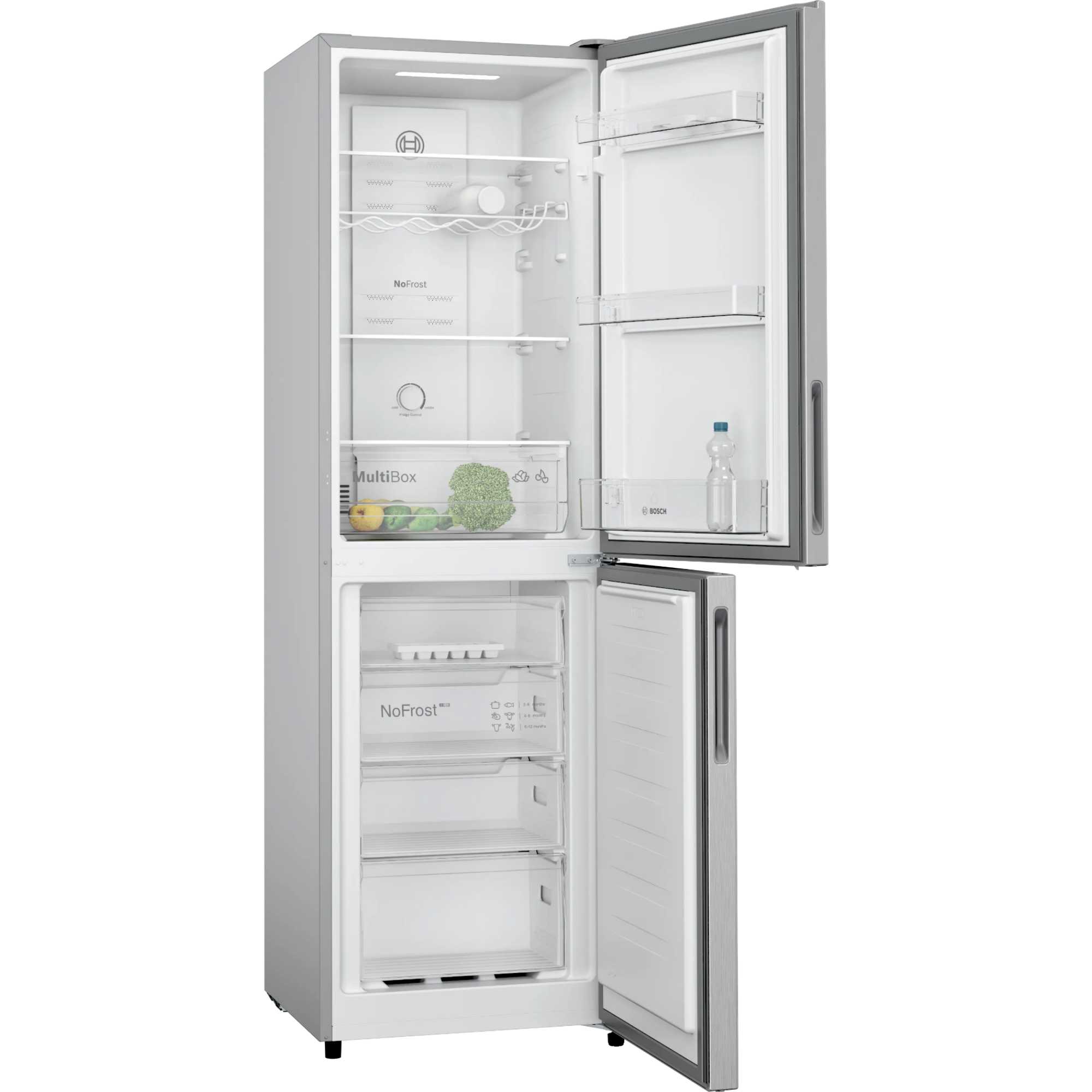 Series 2 Fridge Freezer 50/50 Total No Frost - Stainless Steel - KGN27NLEAG
