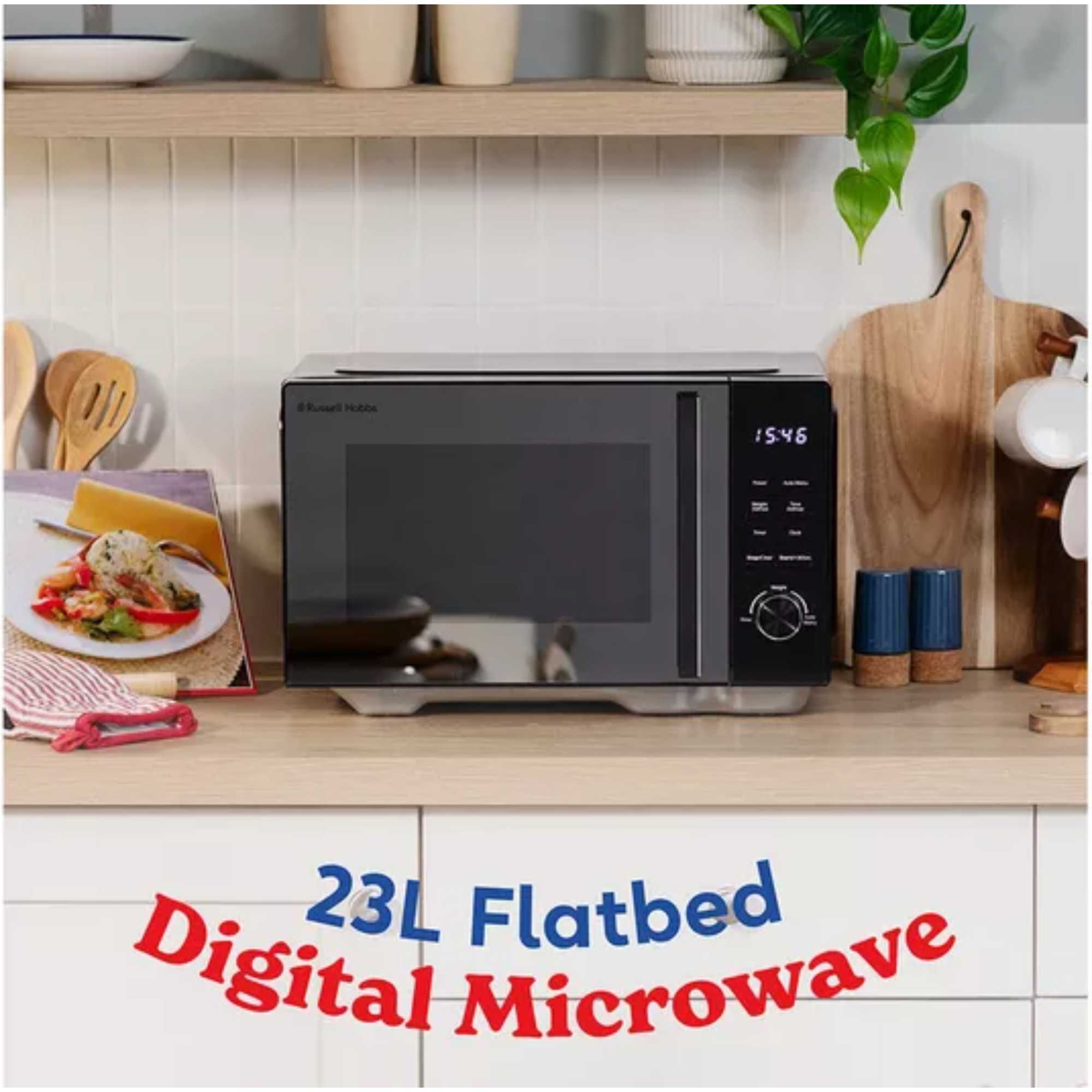 RHFM2365B 800W 23 Litre Solo Microwave - Black