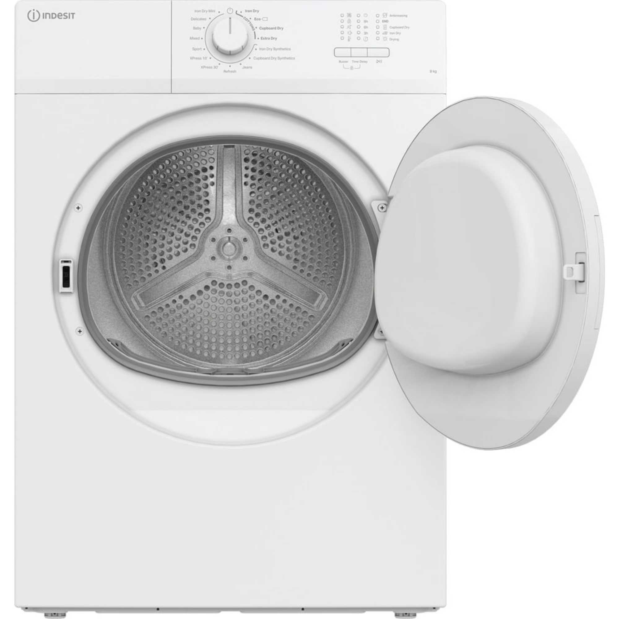 C YD A81 WWGL UK 8kg Air Vented Tumble Dryer - White