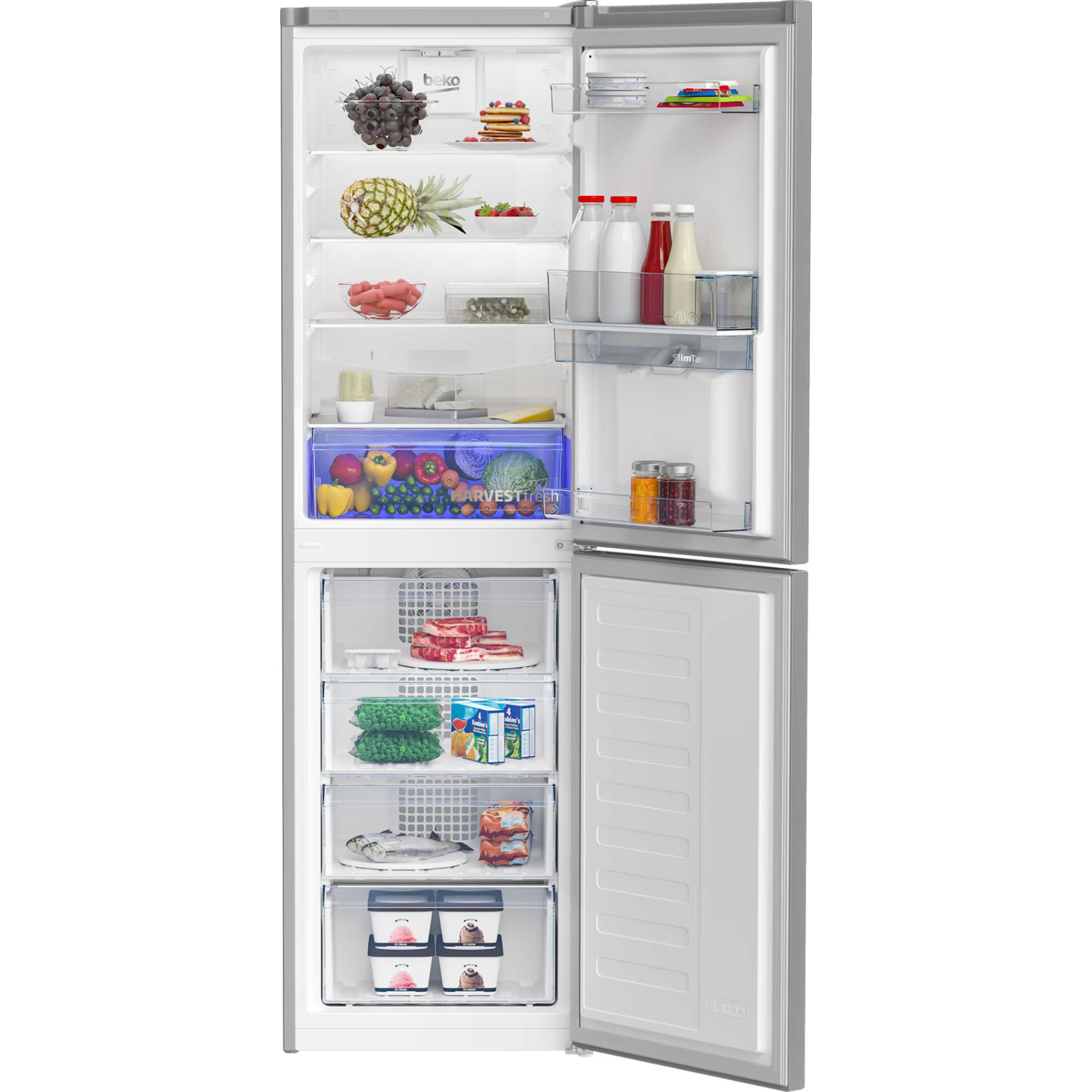 Frost Free Fridge Freezer 64/40 No Frost - Silver - CNG4582DVPS