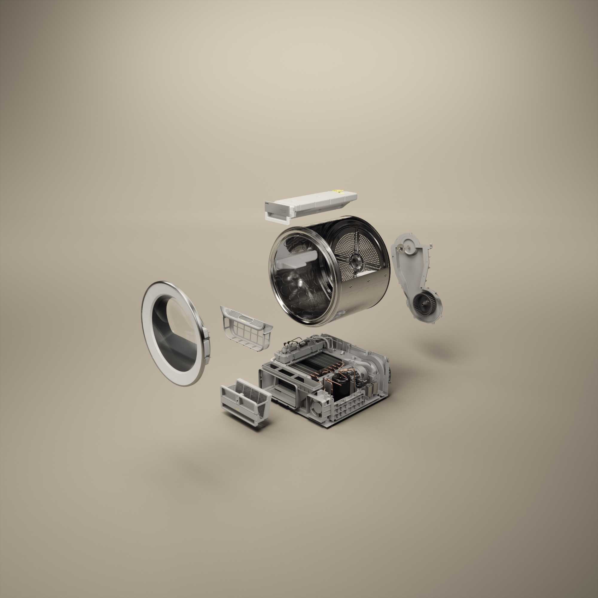 T108HW.UK 8kg Heat Pump Tumble Dryer - White