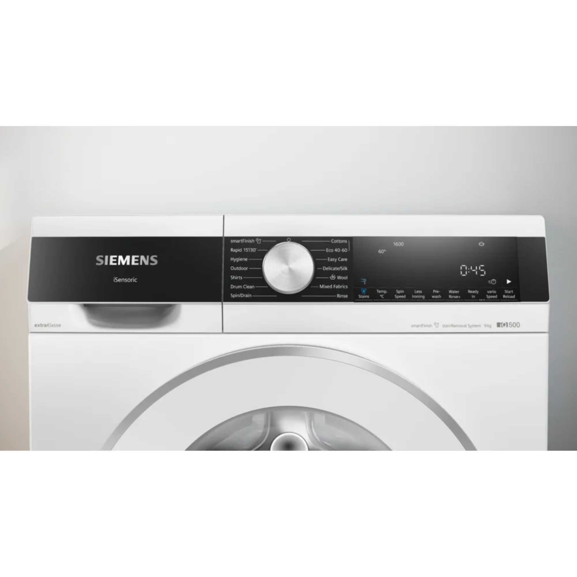 Siemens WG46G2Z2GB iQ500 9kg Washing Machine 1600rpm - White