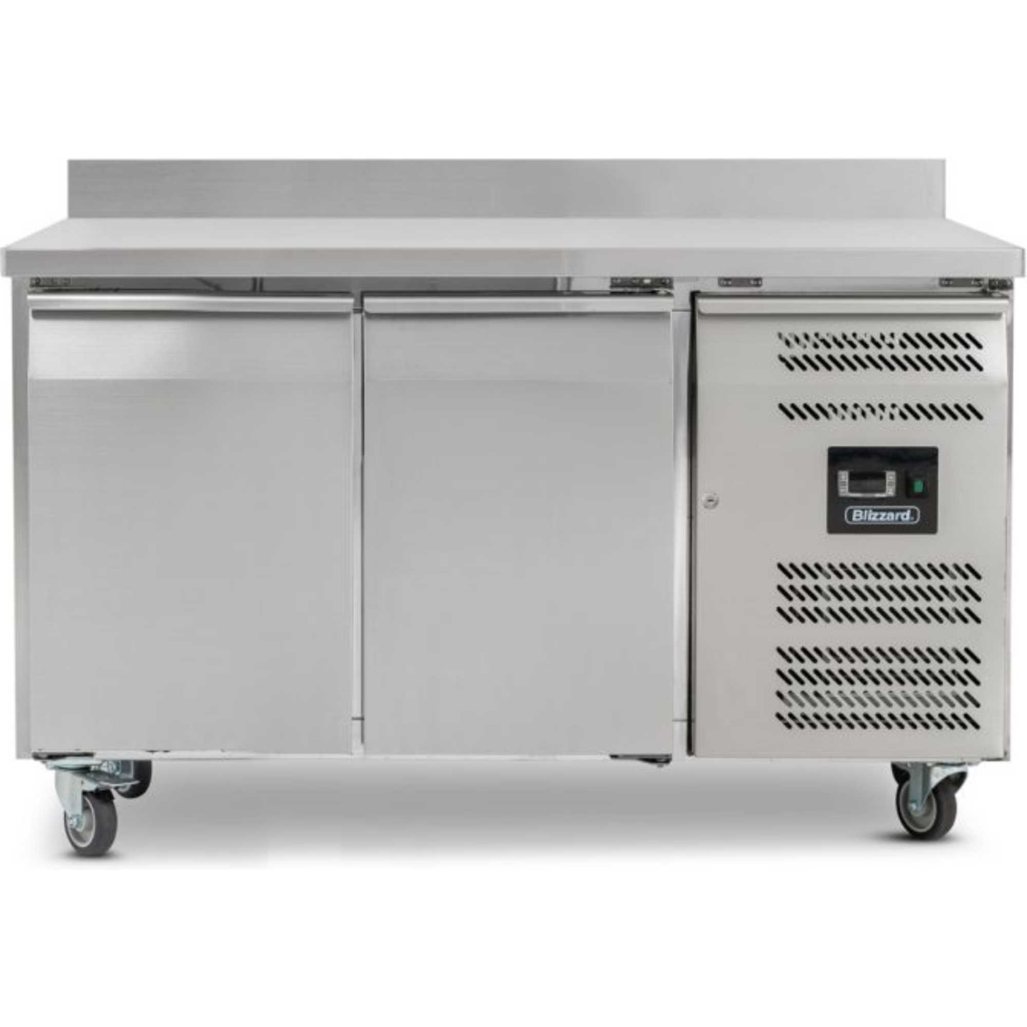 HBC2 Double Hinged Door 186L Counter Refrigerator With Upstand