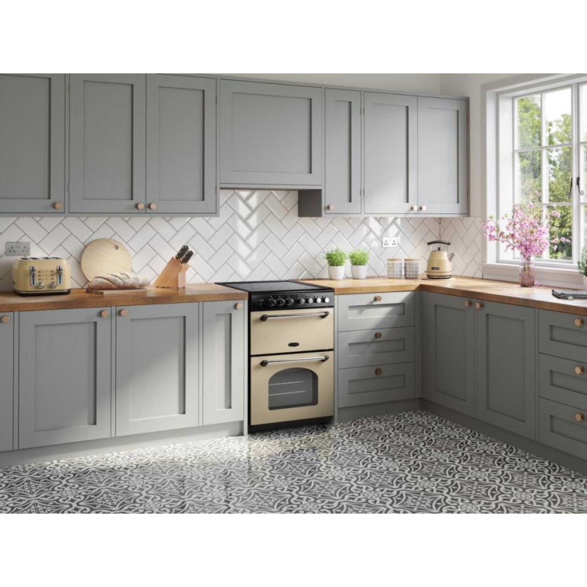 Classic 60cm Electric Double Oven Cooker - CLA60EICR/C