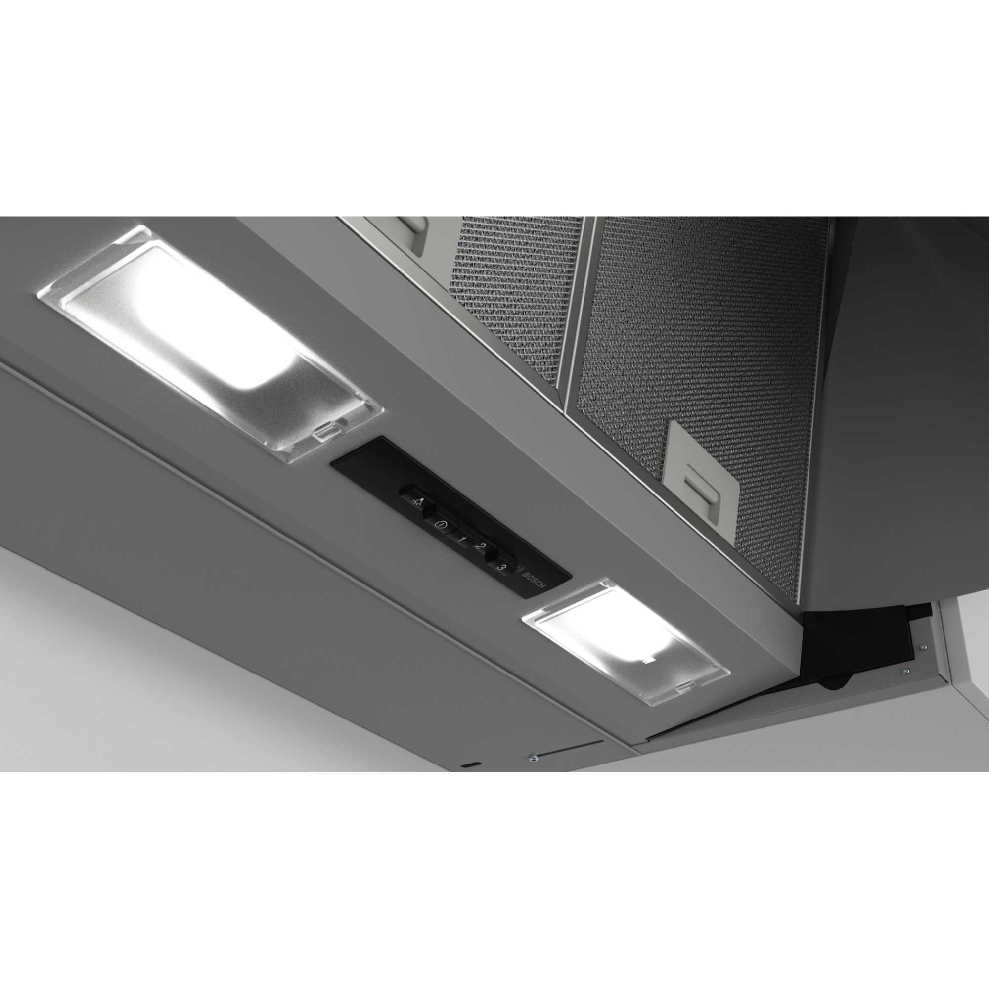 DEM66AC00B Series 2 60cm Integrated Cooker Hood - Silver