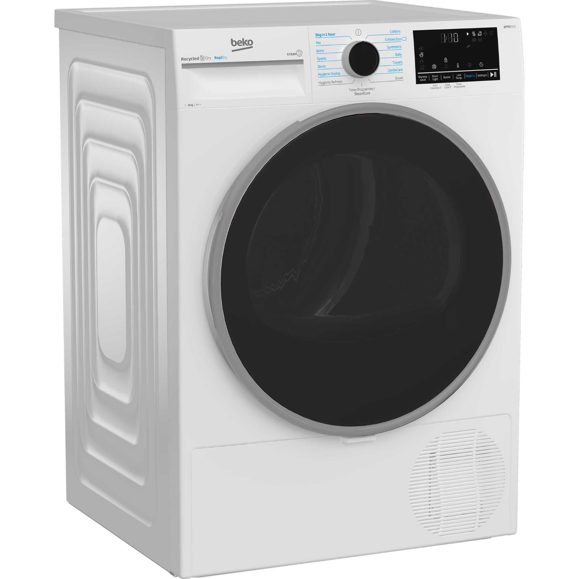 B5T48231RW 8kg Heat Pump Tumble Dryer - White