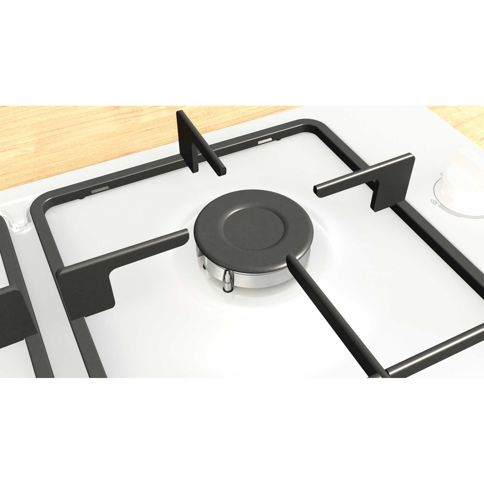PBP6B2K60 Series 2 60cm Gas 4 Burner Hob - White