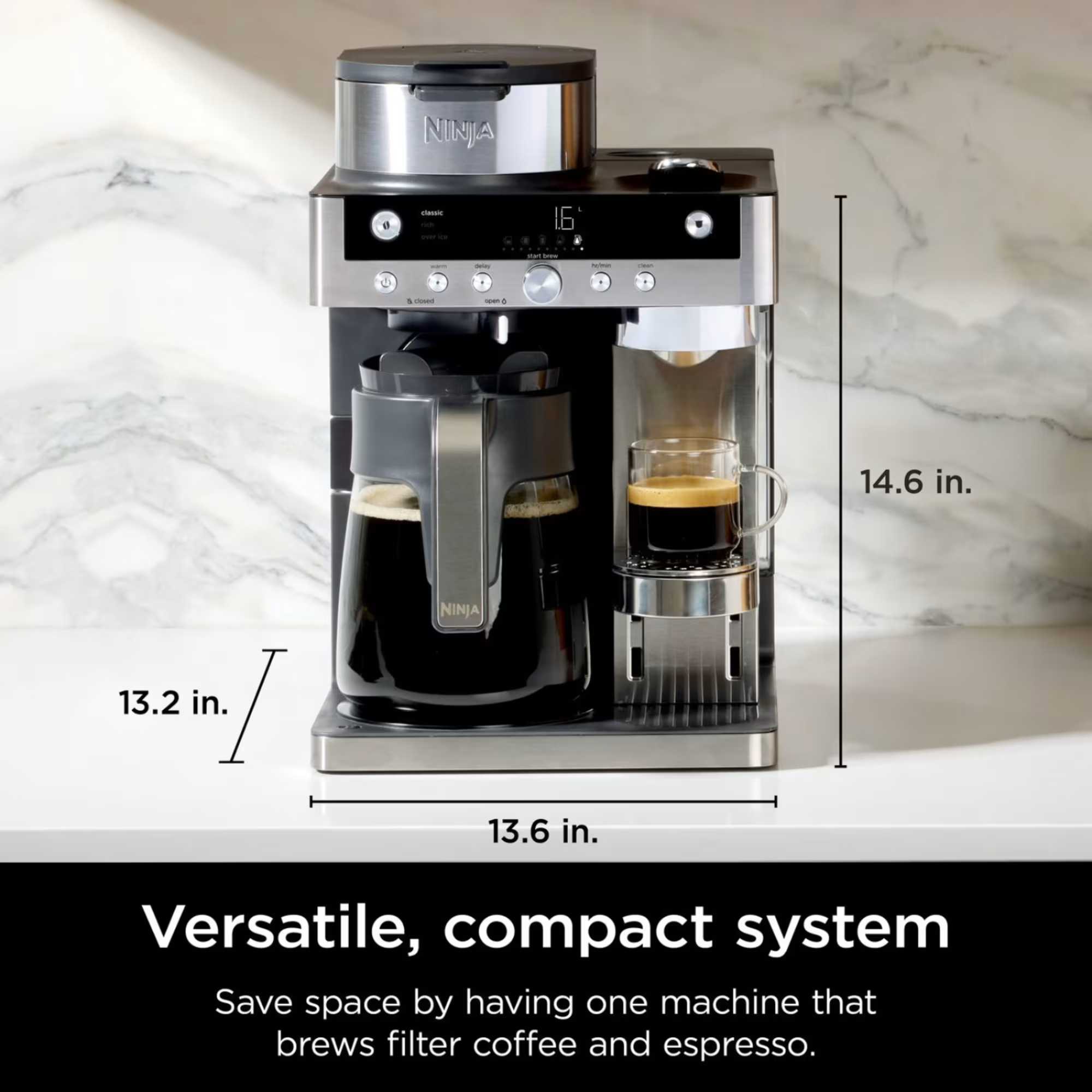 CFN802UK Prestige DualBrew System Coffee Machine - Black