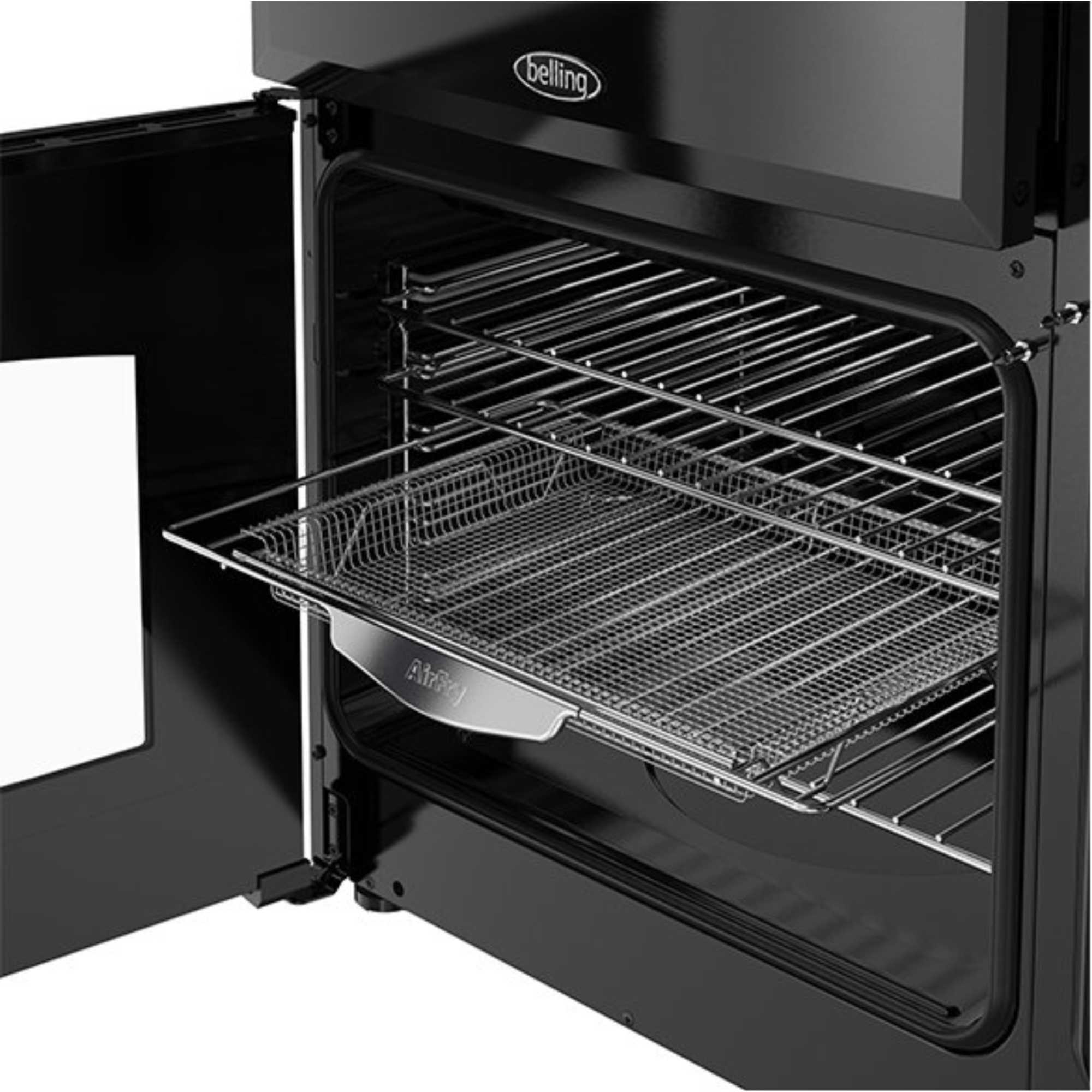 444411817 Farmhouse 90E Electric Ceramic Range Cooker - Black