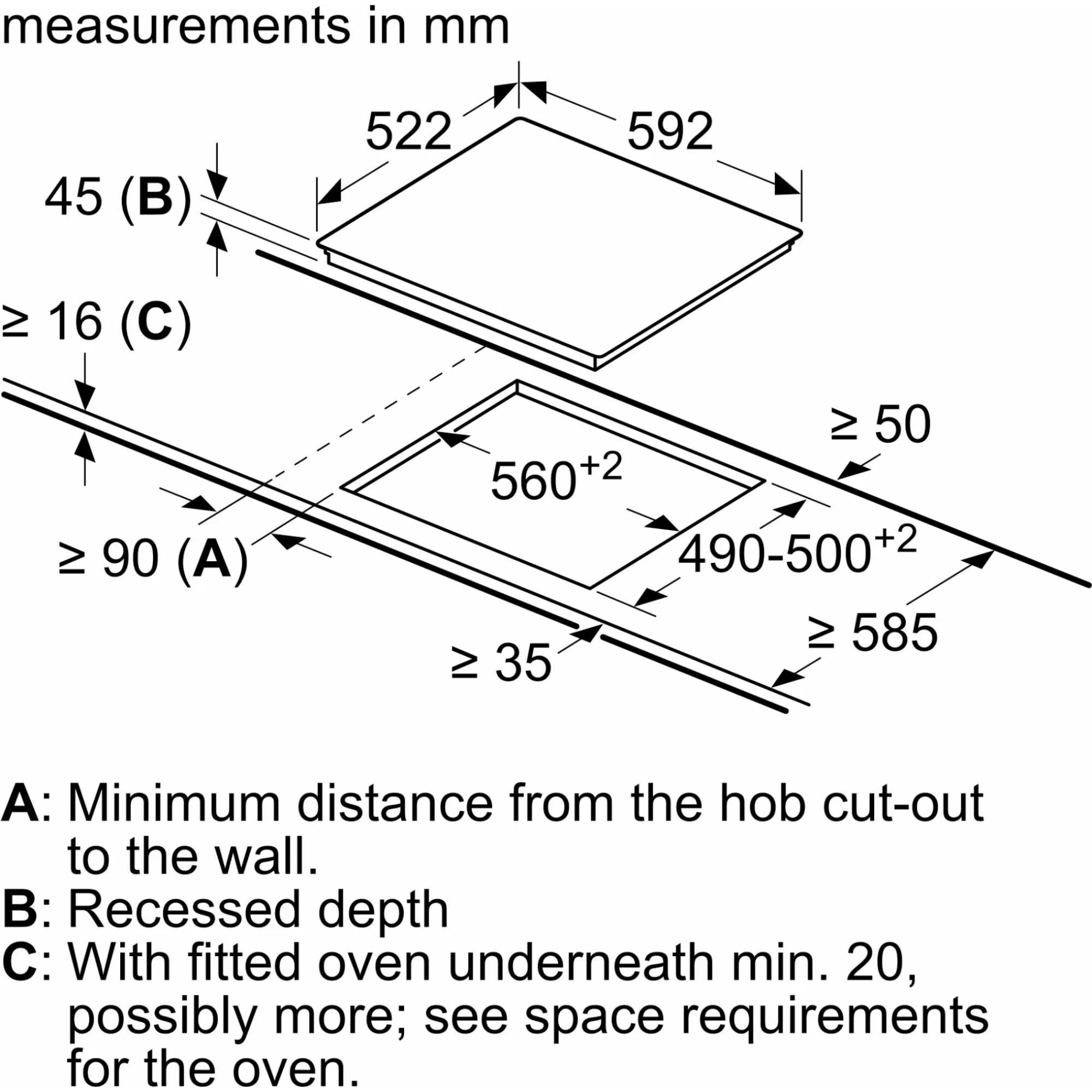 PKE61RAA8B Series 2 60cm 4 Burner Ceramic Electric Hob