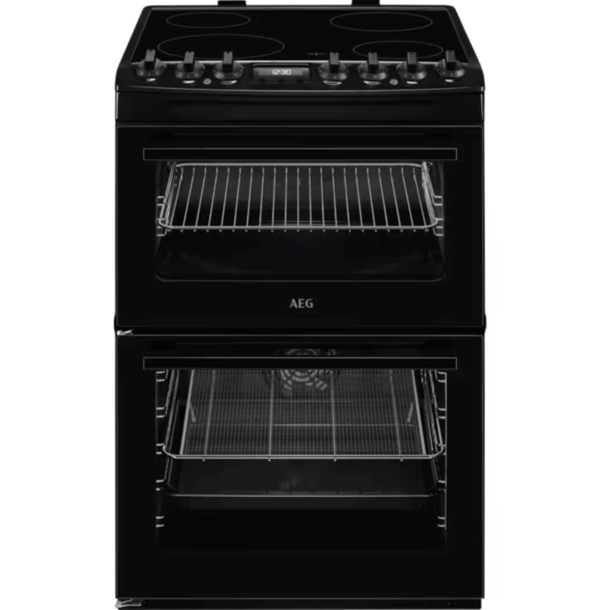 6000 SteamBake Electric Double Oven Cooker - CCX6740ACB