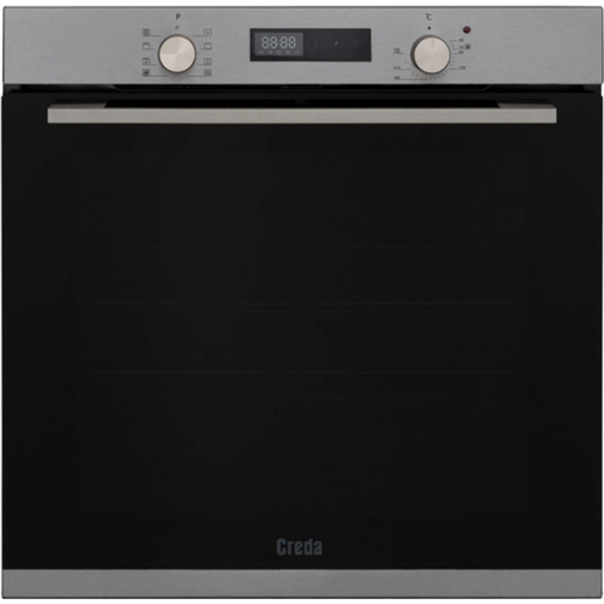 C80BISMFX 60cm 80l Multifunction Built-In Oven - Stainless Steel