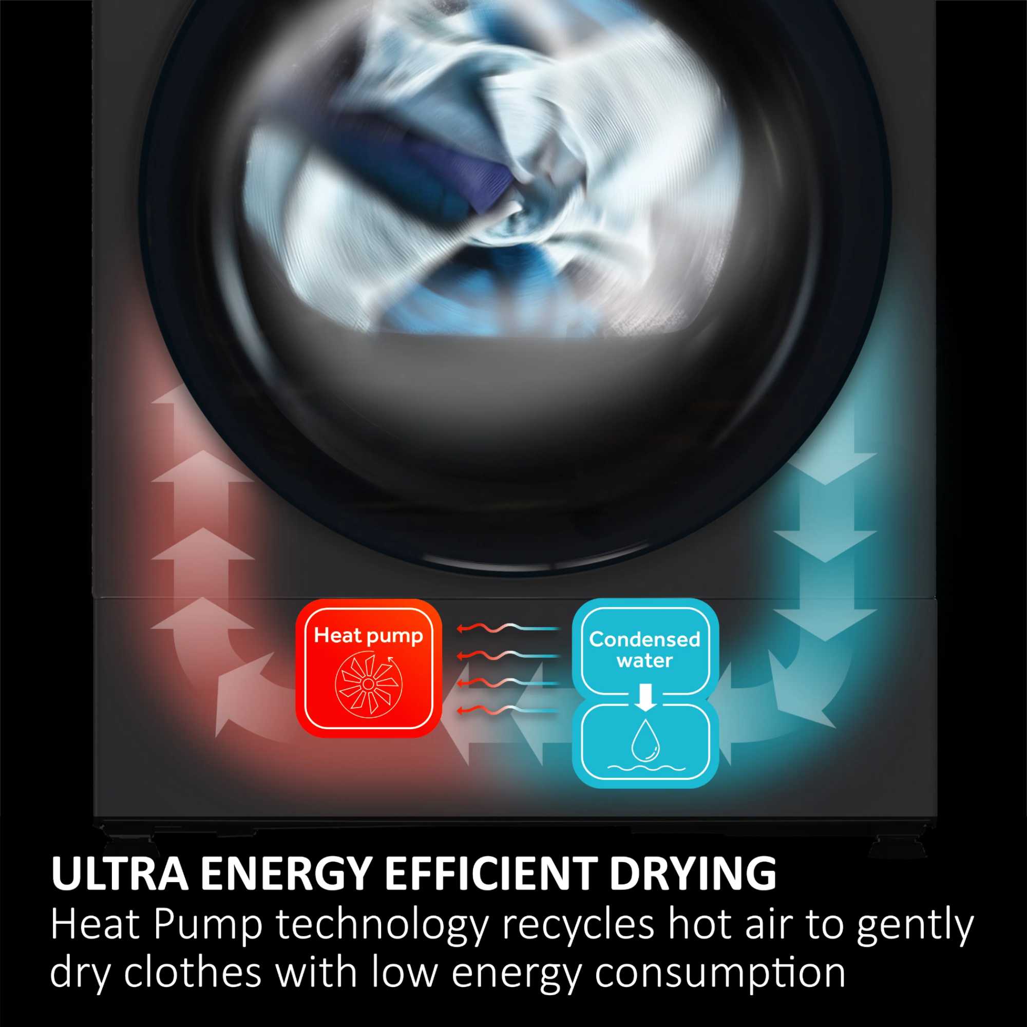 HD90-D35 7GU1 X5 9k Heat Pump Smart Tumble Dryer - Graphite