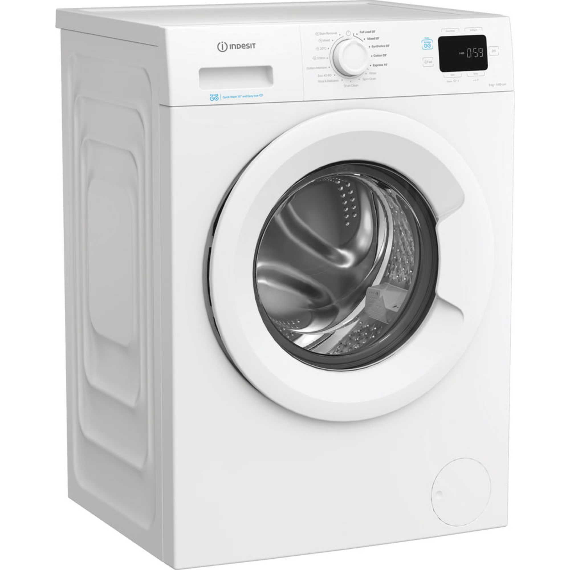 IP 846 PUSH&GO UK 8kg 1400rpm Washing Machine - White