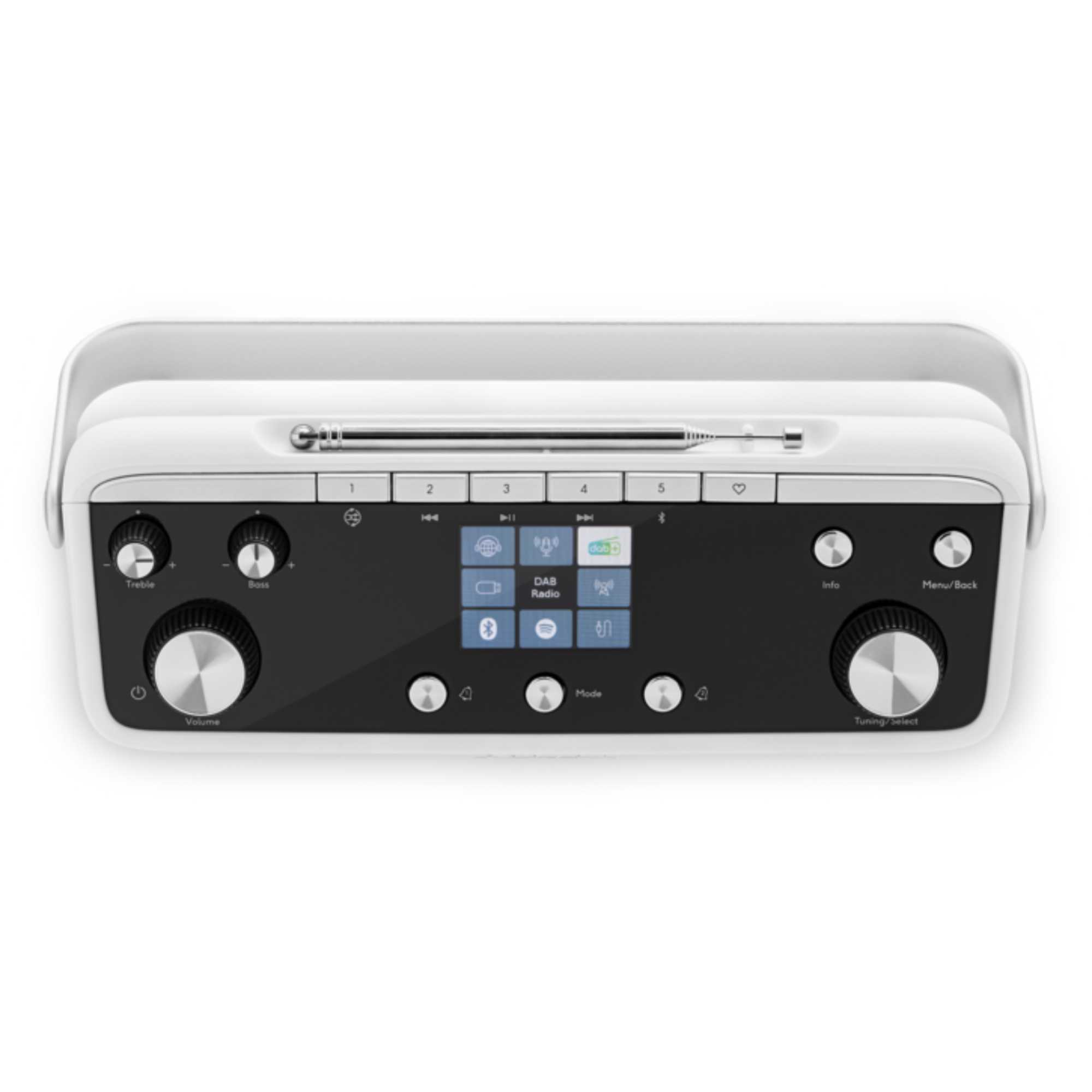Stream 219 Internet/DAB+/FM/Bluetooth Portable Stereo Radio - White