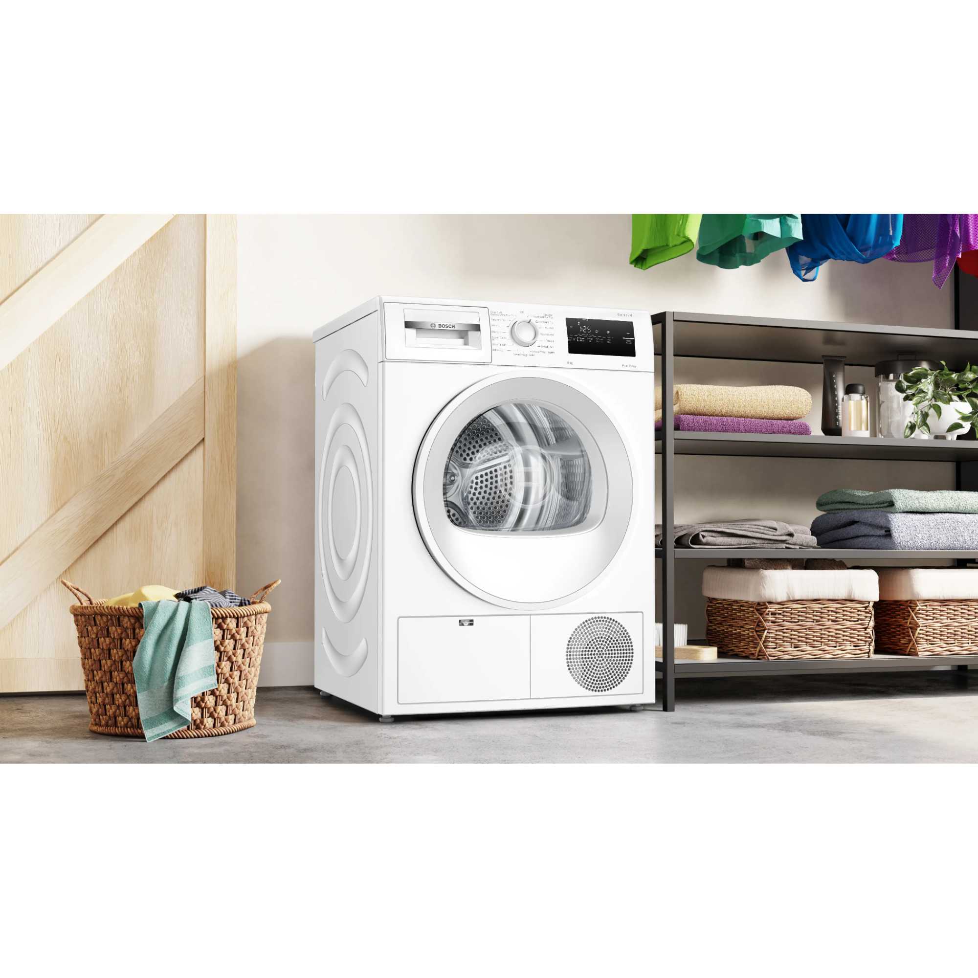 WTH85225GB Series 4 8kg Heat Pump Tumble Dryer - White