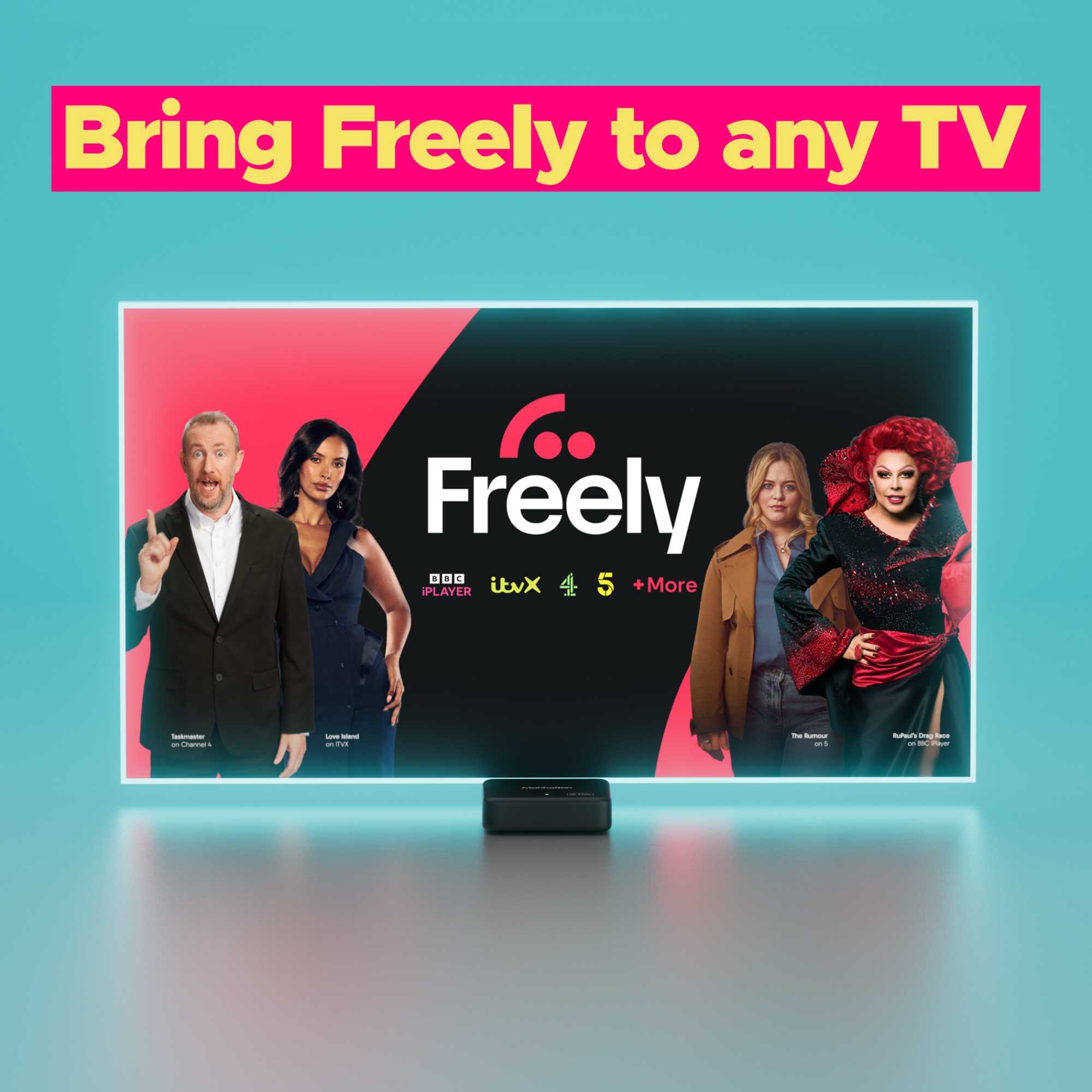Aero 4K TV Streamer with Freely
