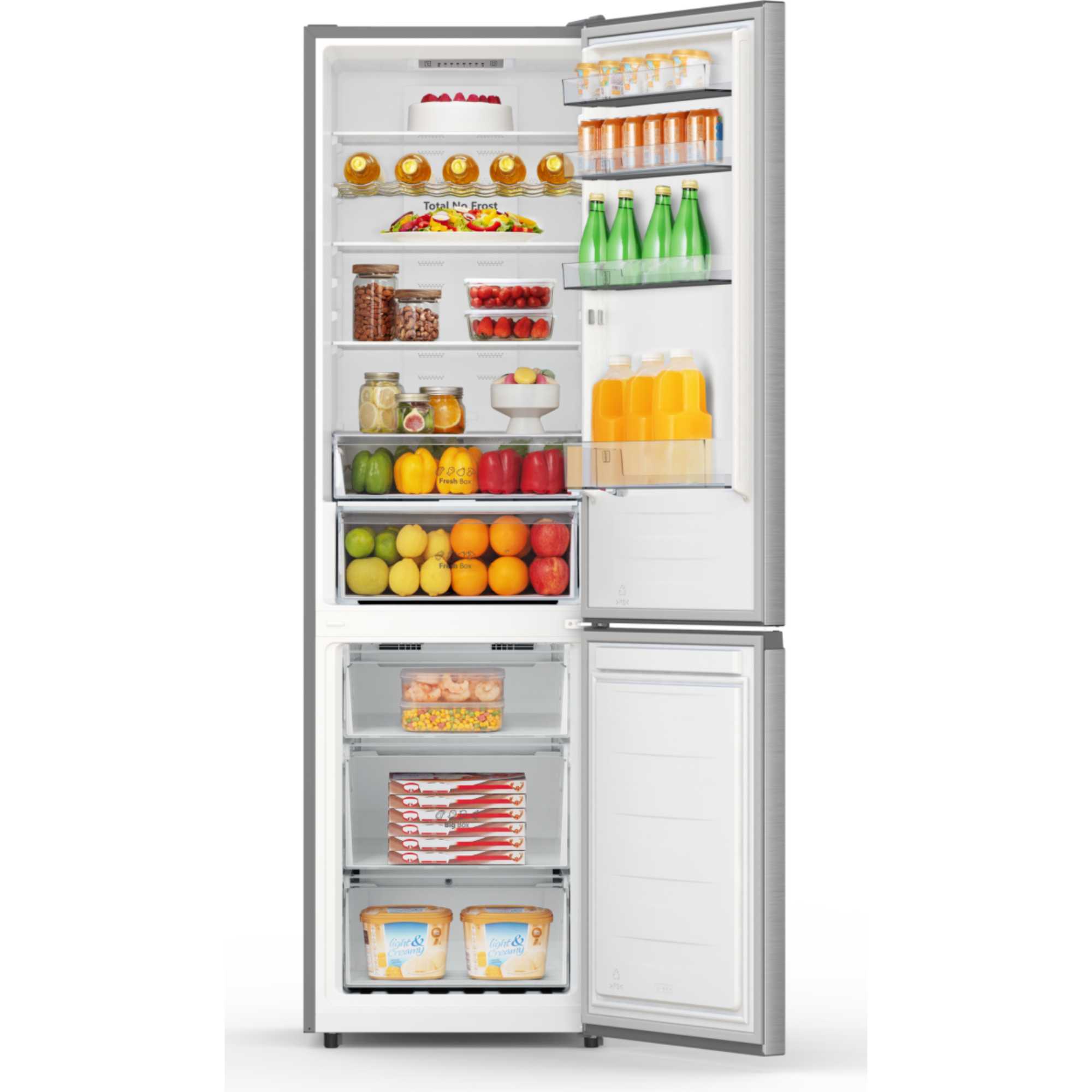RB440N4ACA 336l Total No Frost Fridge Freezer - Inox
