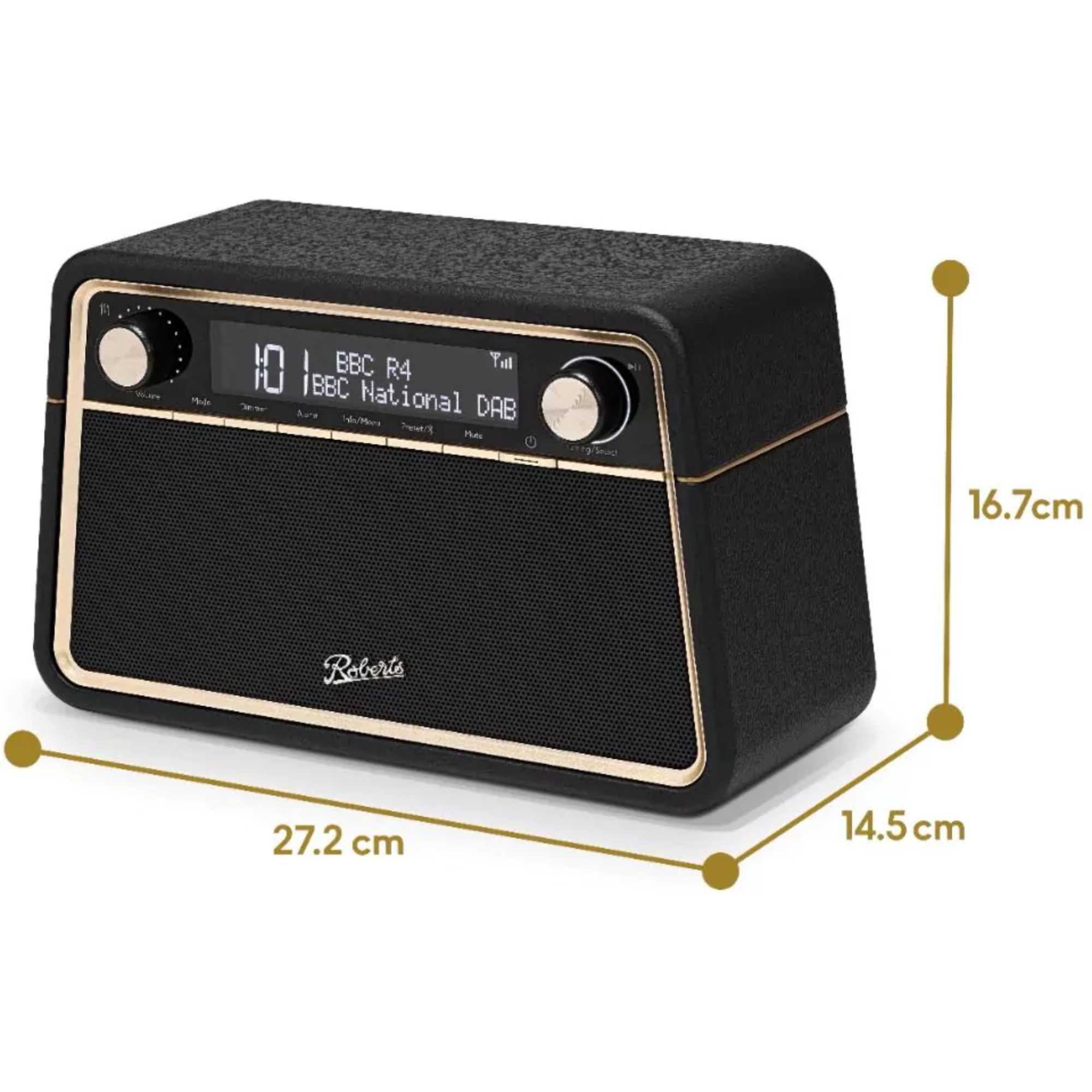Reva DAB+/FM Table-top Radio - Black