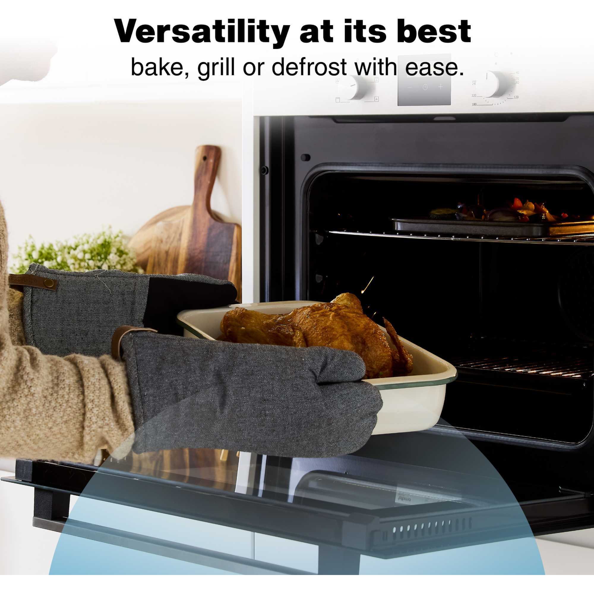 BISOF3SS Built-In 56L Electric Oven with Grill - Stainless Steel