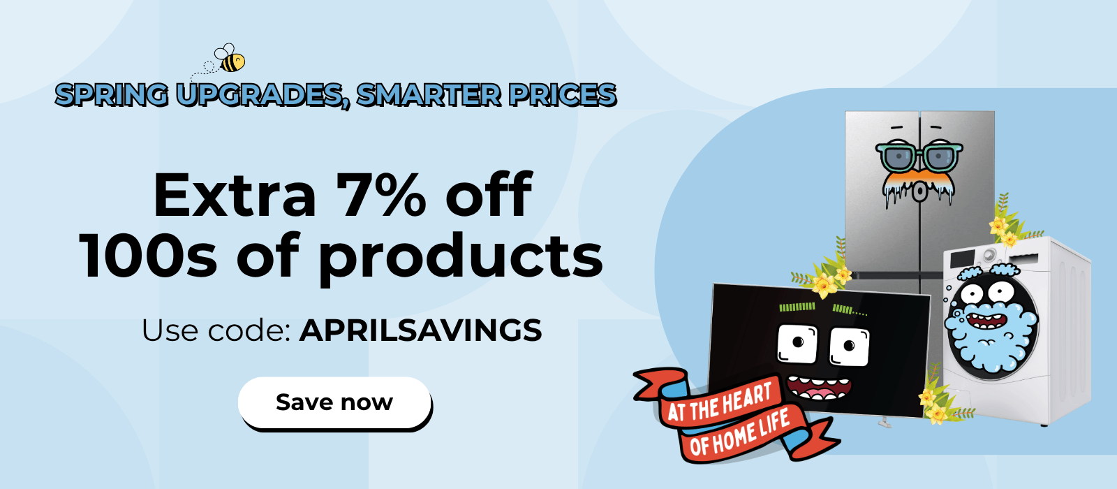 Extra 7% off 100s of products