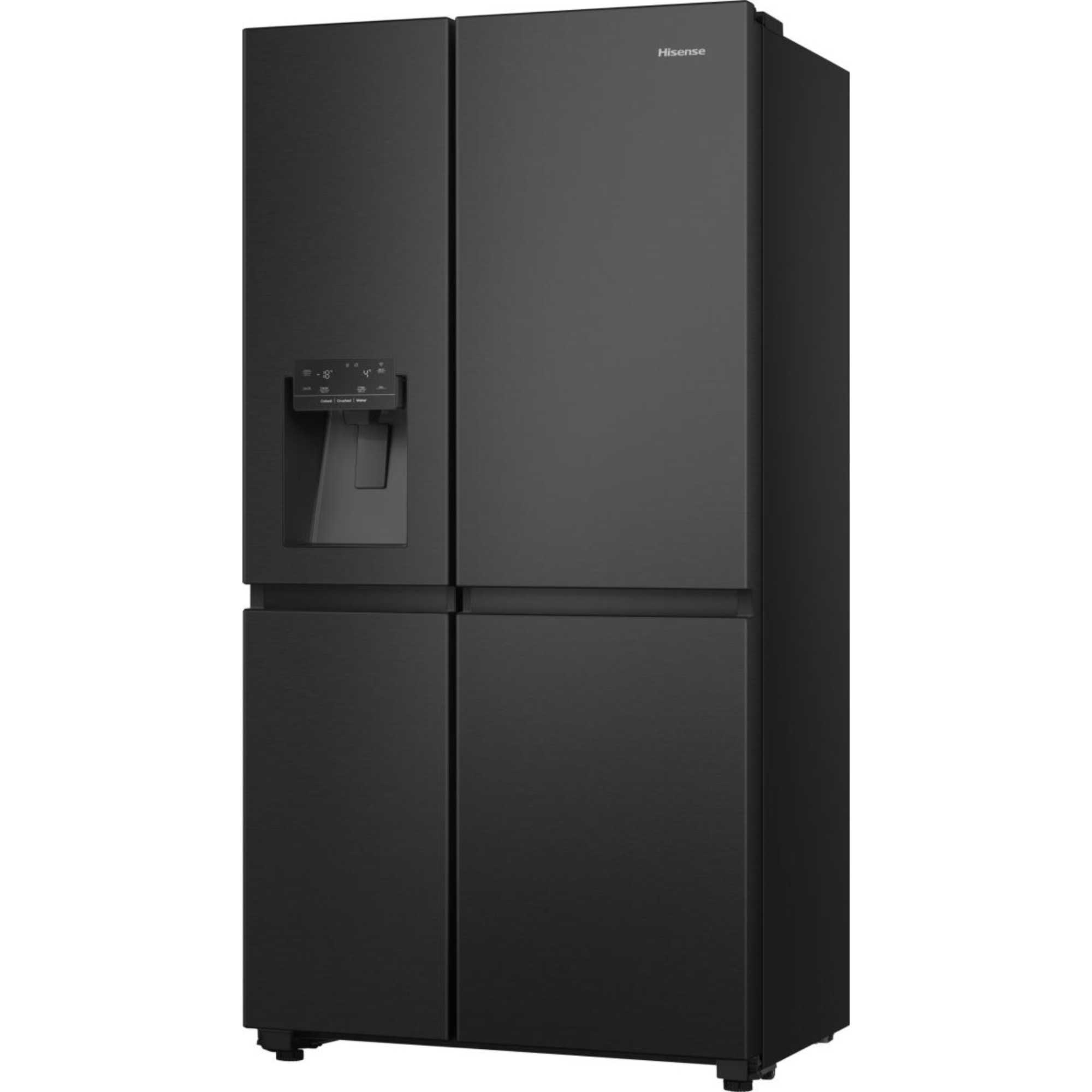 RS818N4TFE 632L American Fridge Freezer with Ice & Water Dispenser - Black
