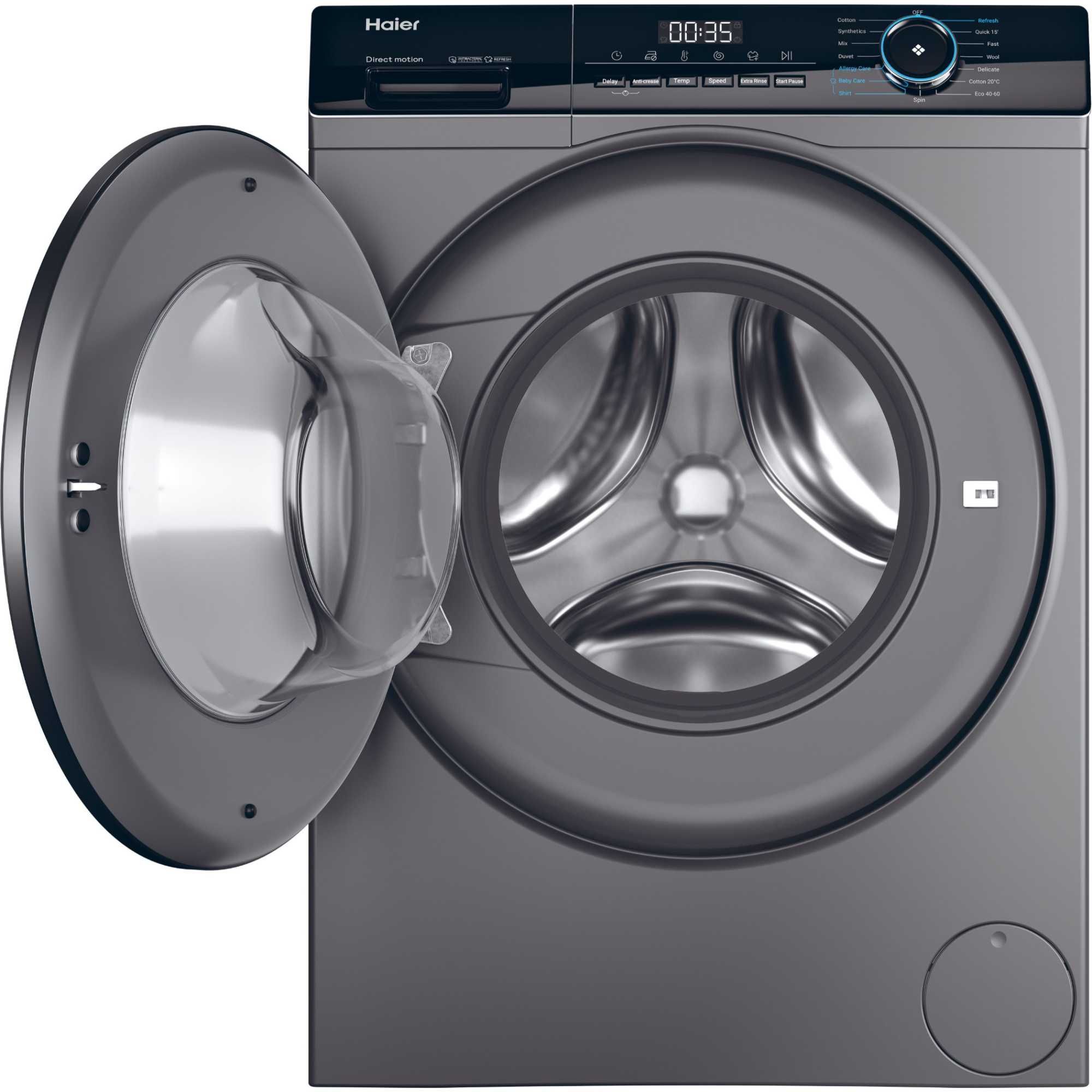 HW90B14939S8UK 9kg Washing Machine - Graphite