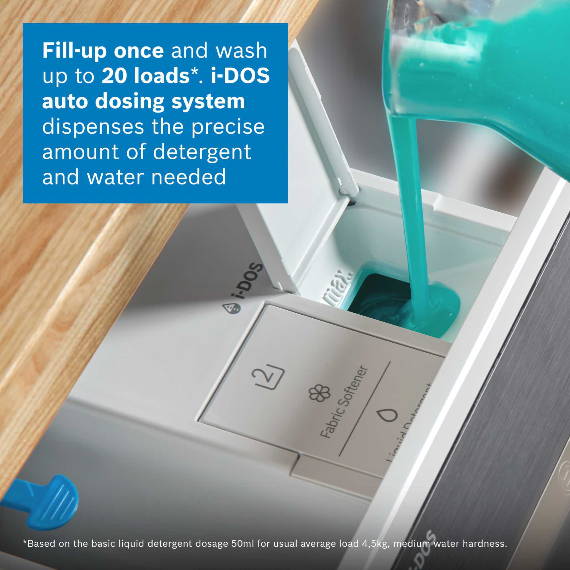 WGH254A0GB Series 6 10kg 1400rpm Smart Washing Machine with i-Dos