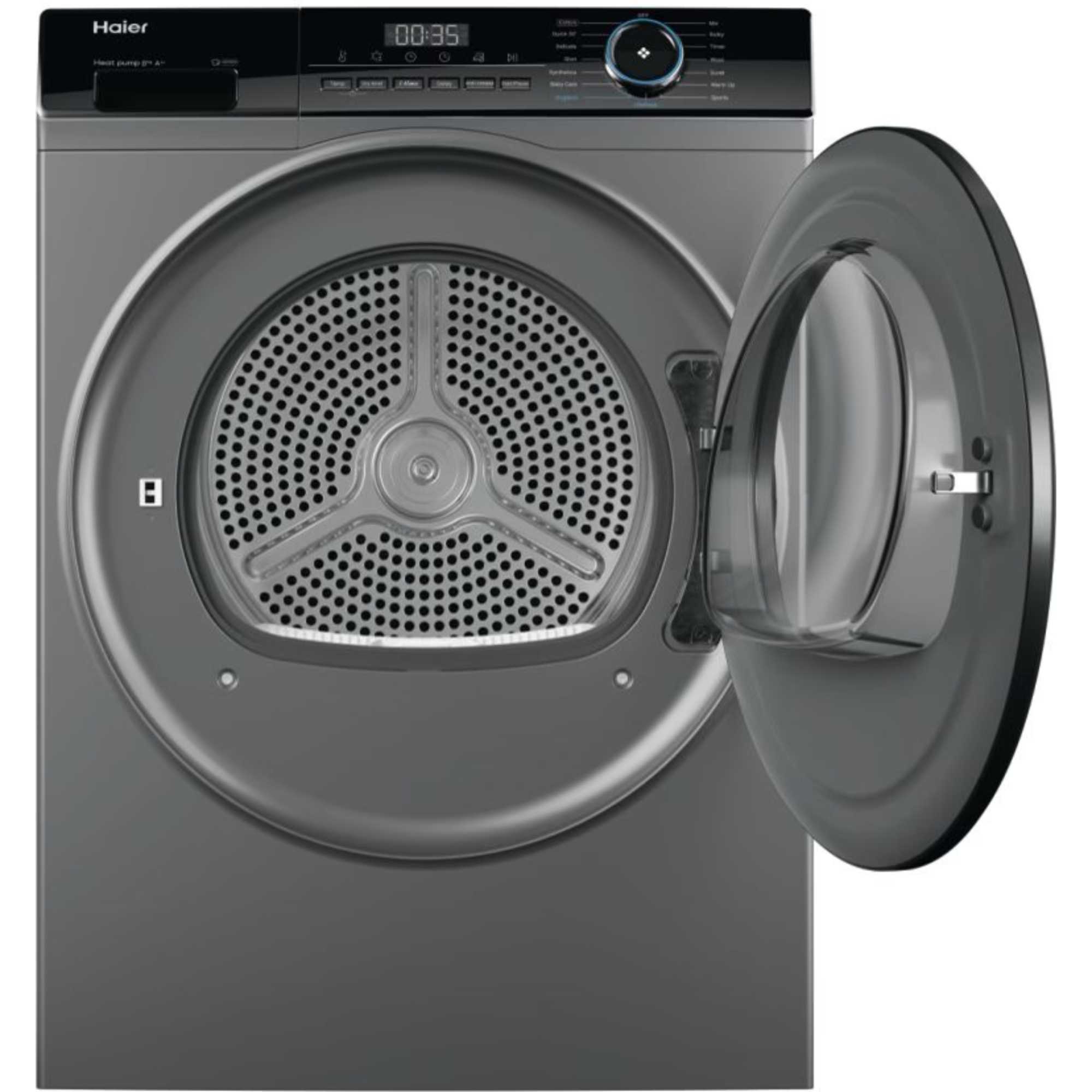HD80-A2939R I-Pro Series 3 8kg Heat Pump Tumble Dryer - Graphite