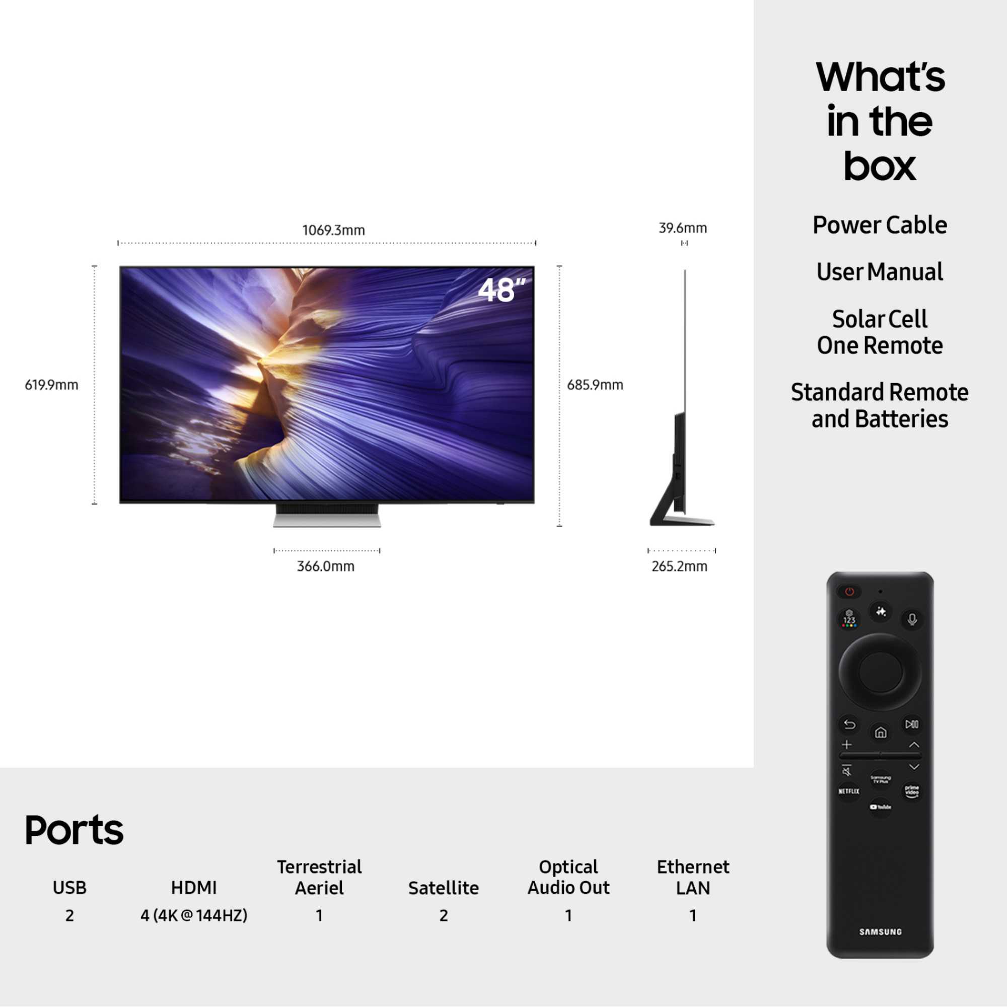 QES90F 77" 4K Ultra HD OLED HDR Smart TV - QE77S90F