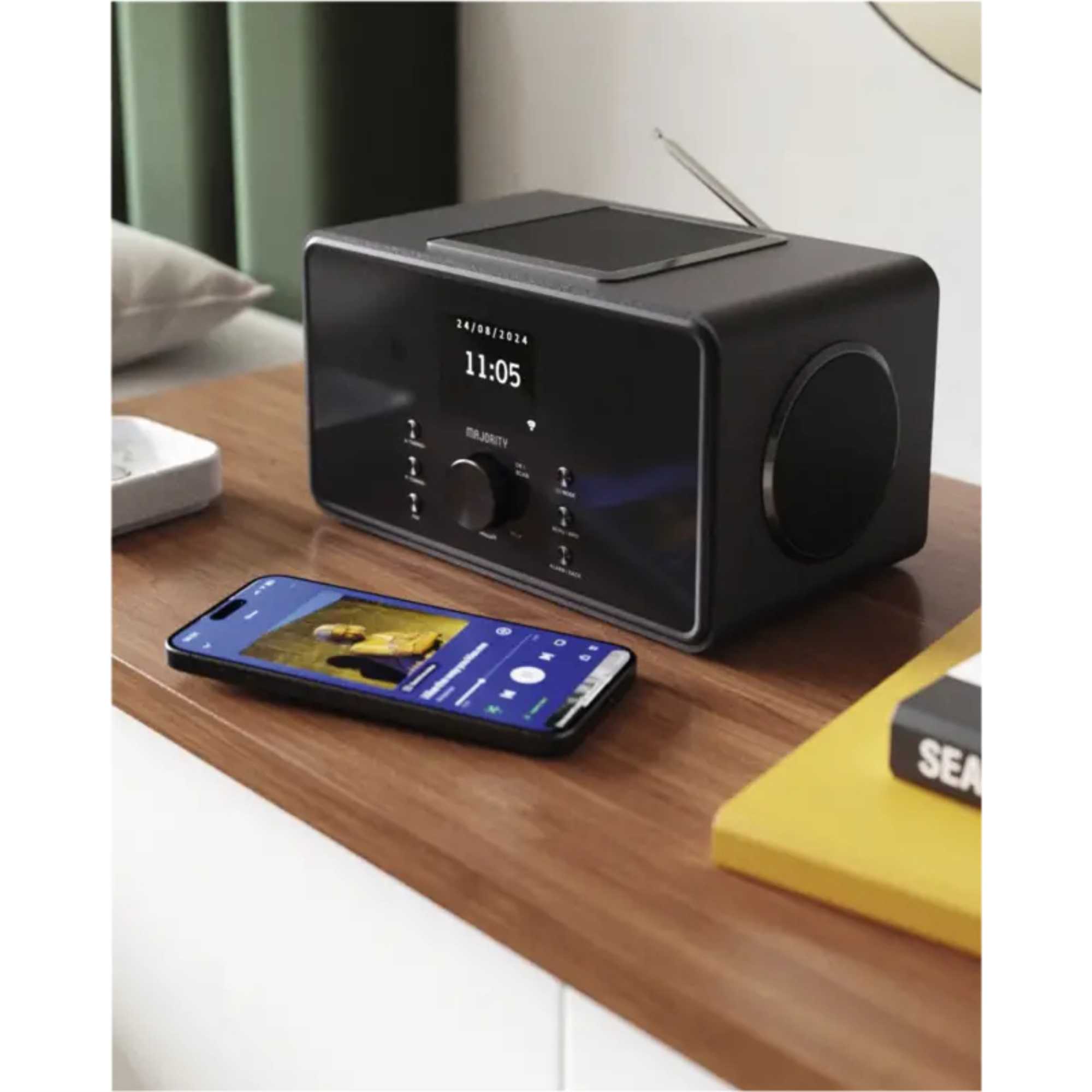 Bard Internet Radio Music System with DAB+/FM and Bluetooth - Black