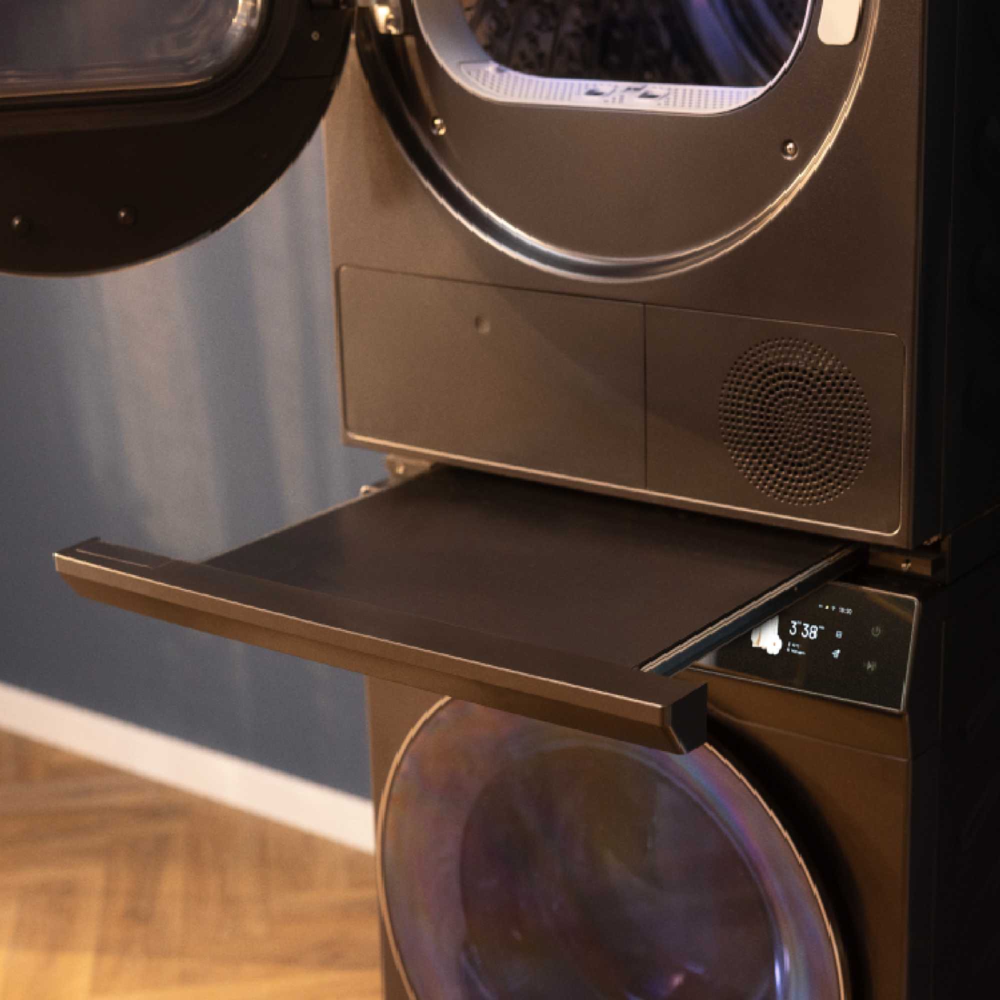 WZXX90-BEB001 Pull-Out Shelf For Laundry - Black