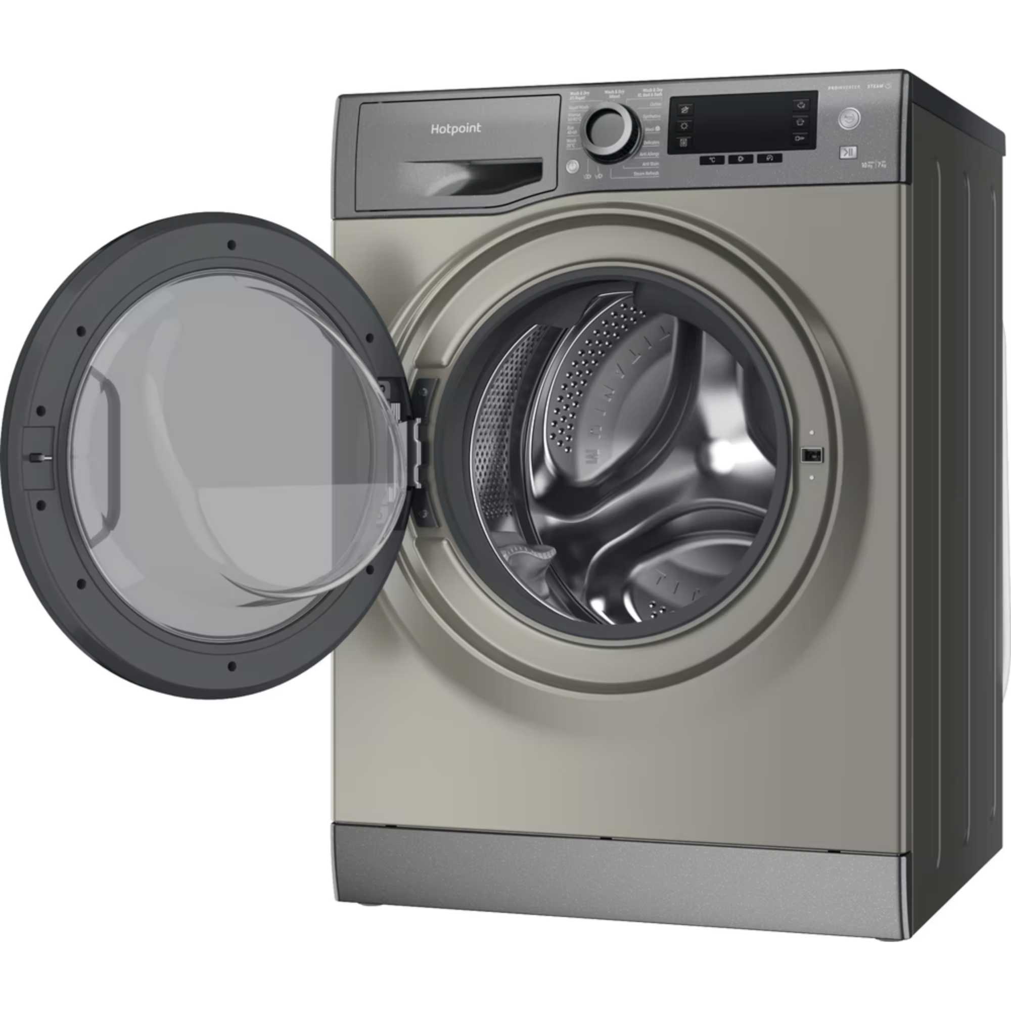 NDD 10748 GDA UK 10kg Wash 7kg Dry 1400rpm Washer Dryer - Graphite