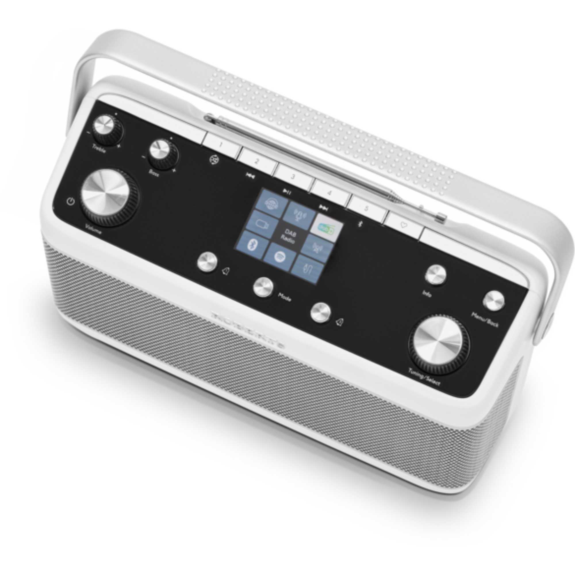 Stream 219 Internet/DAB+/FM/Bluetooth Portable Stereo Radio - White