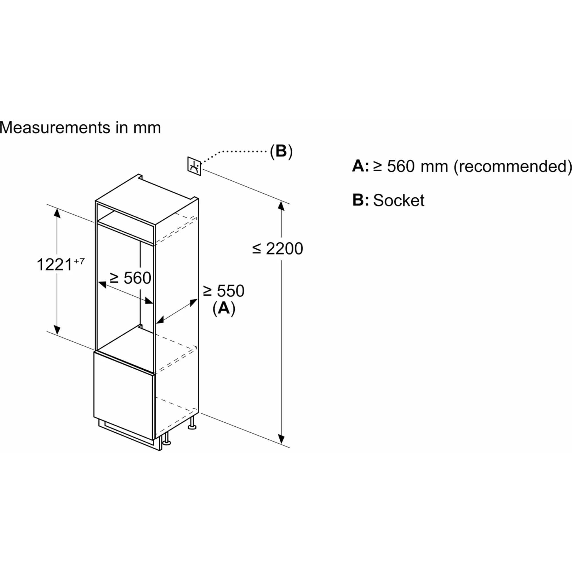 KI1411SE0 N 30 204l Built-In Larder Fridge