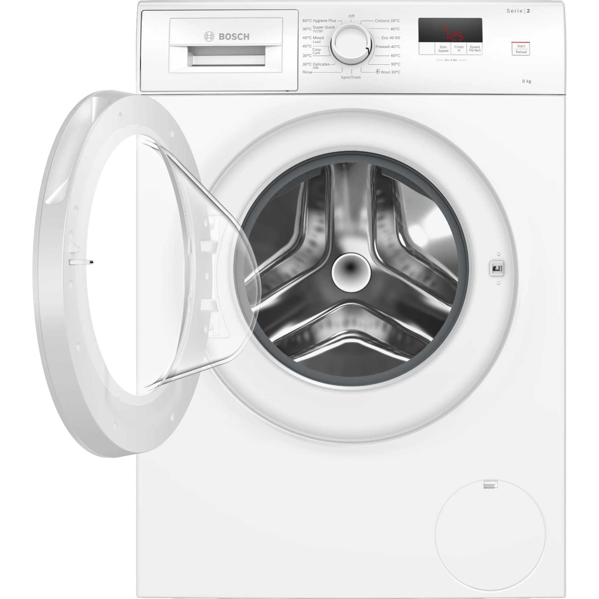 Series 2 8kg 1400rpm Washing Machine - WGE03408GB