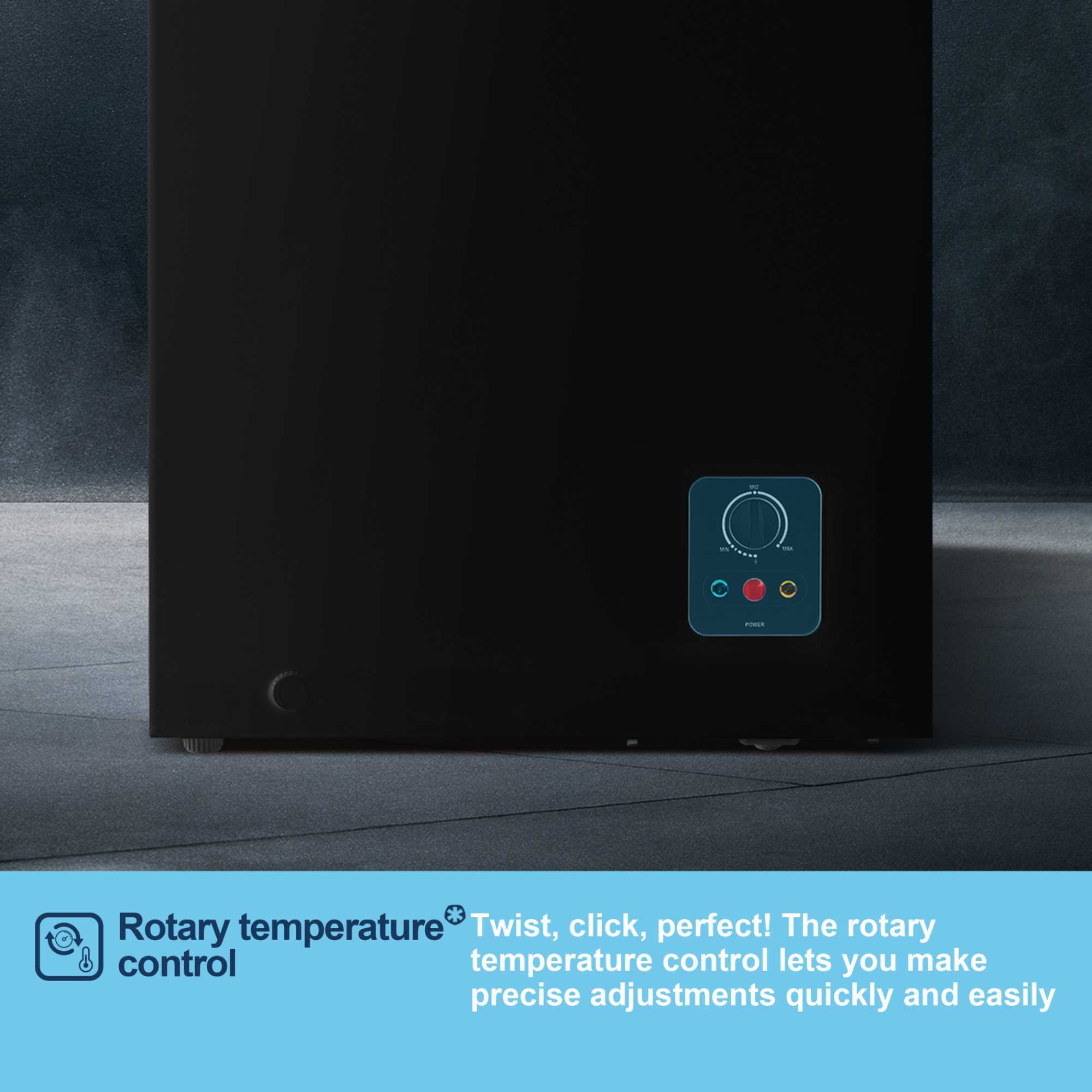 MCF96EB Chest Freezer with Winter Guard Technology