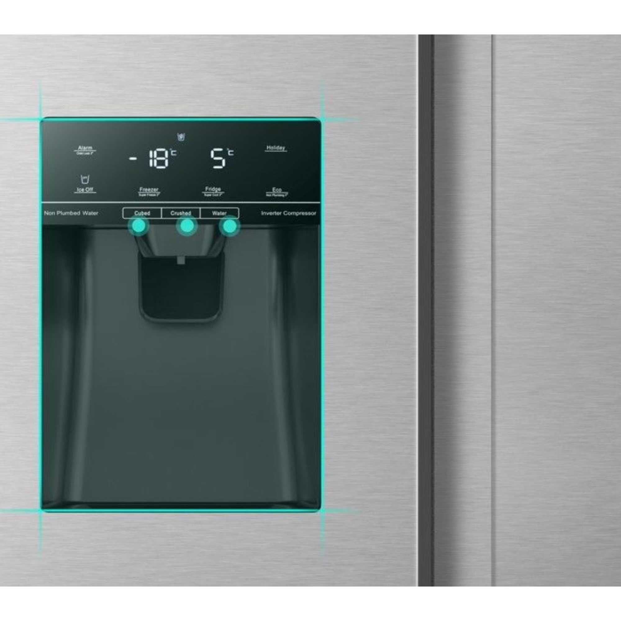 RS694N4TIE 562L American Style Fridge Freezer with Total No Frost - S/Steel