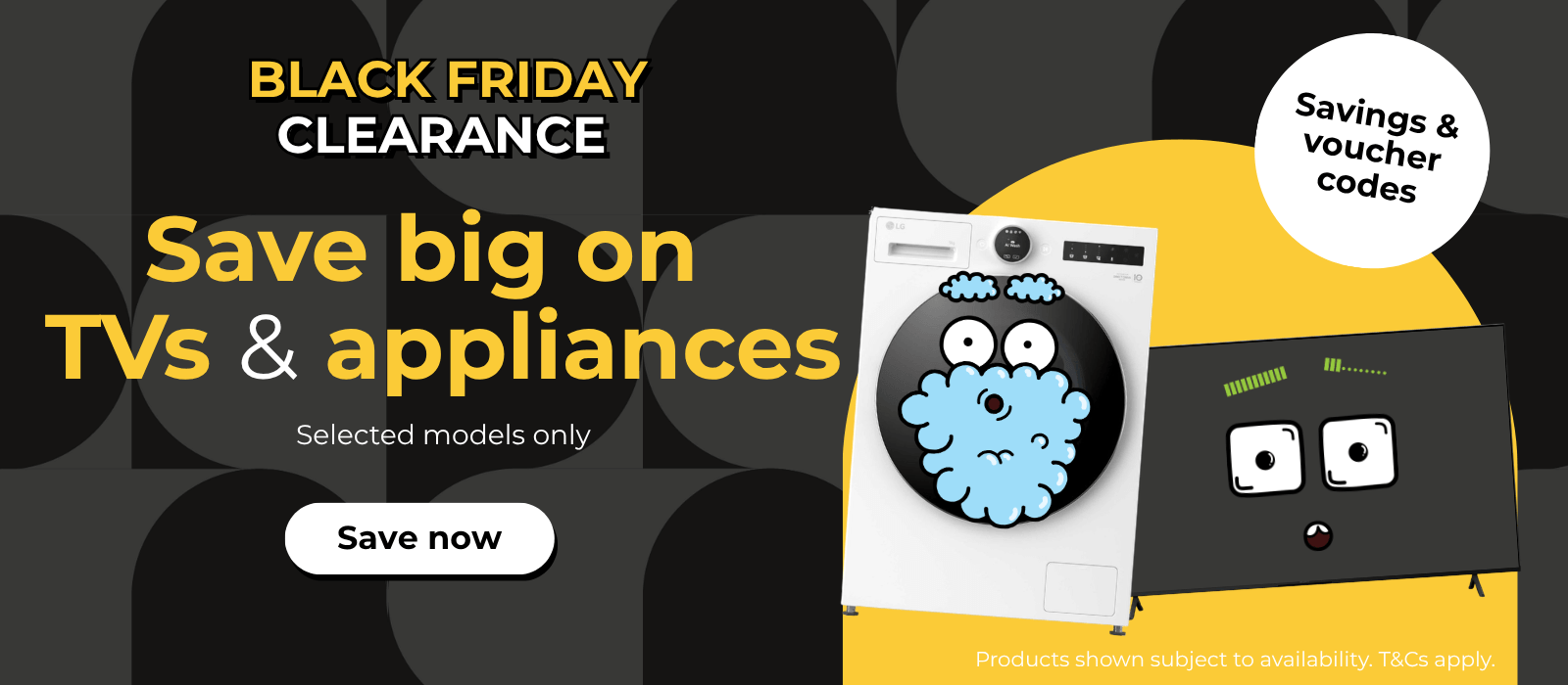Black Friday Clearance: Save big on TVs and appliances