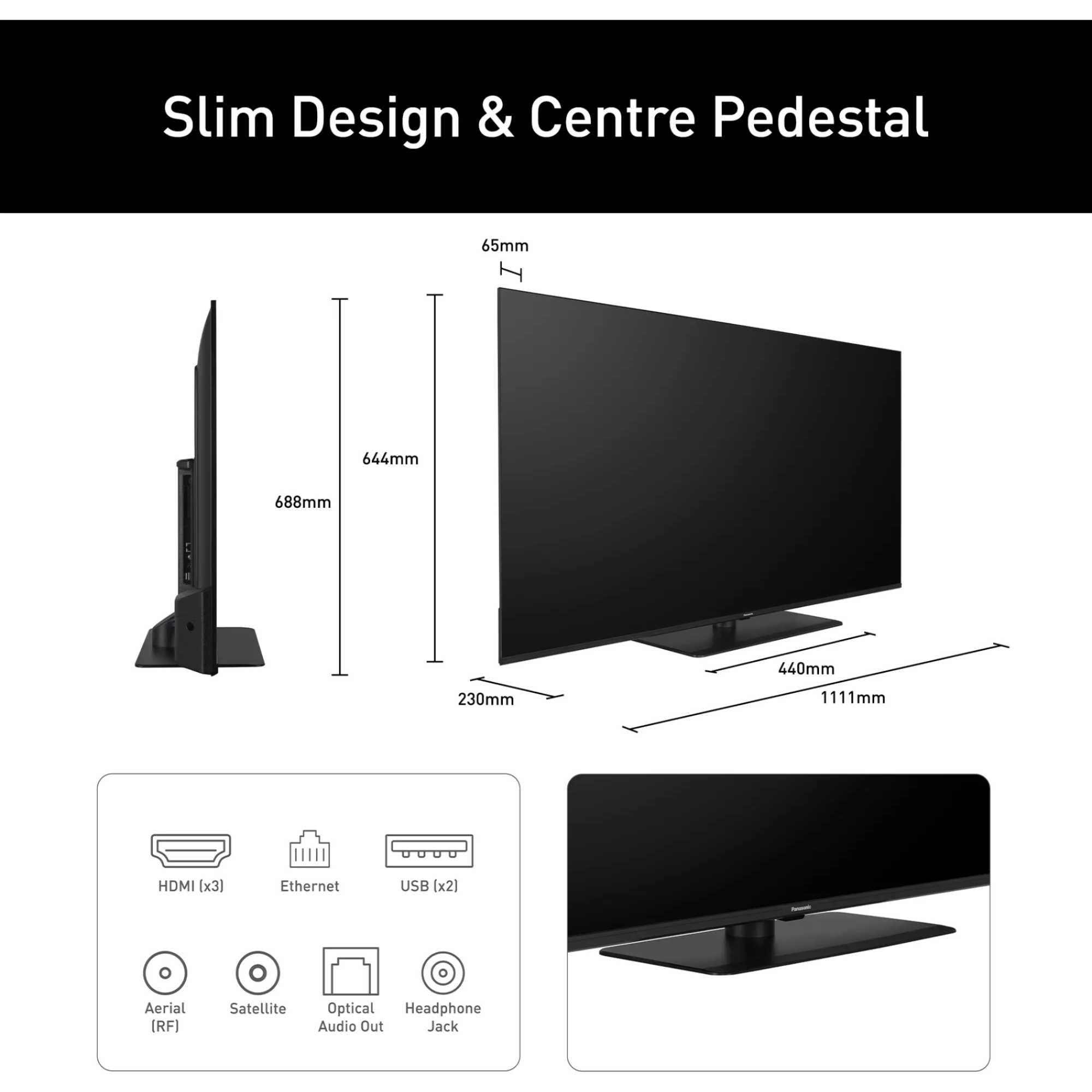 W85BEY 50" 4K Ultra HD QLED Fire TV - TV-50W85BEY