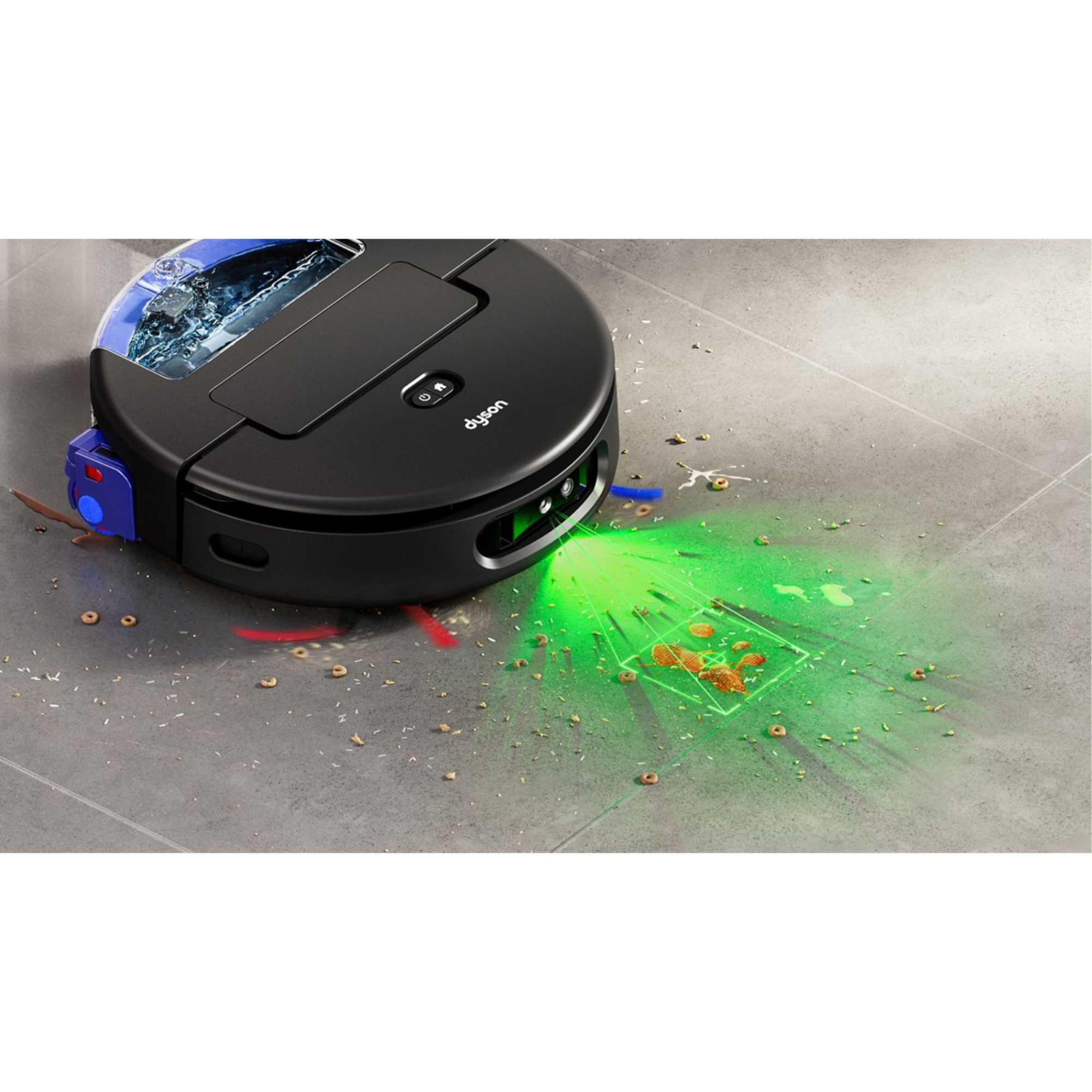 Spot+Scrub AI Wet & Dry Robot Vacuum Cleaner, Black
