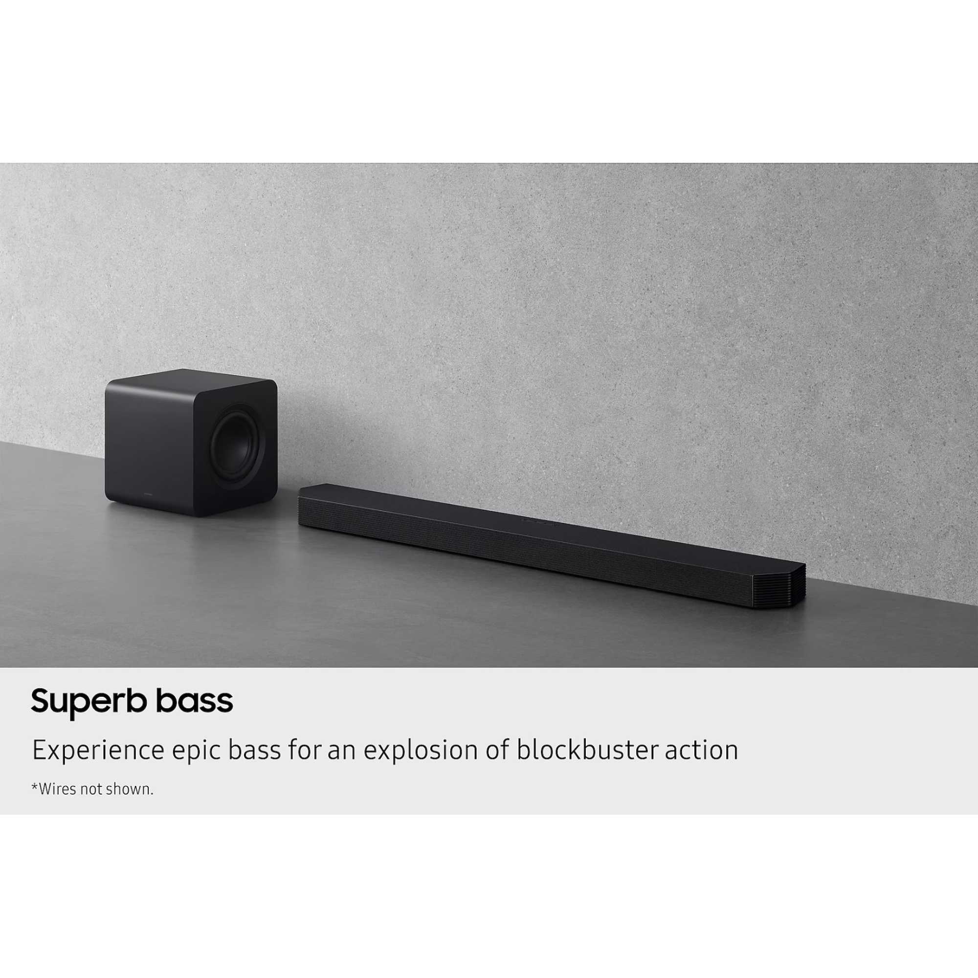 HWQ800F 5.2.1ch Subwoofer with Soundbar