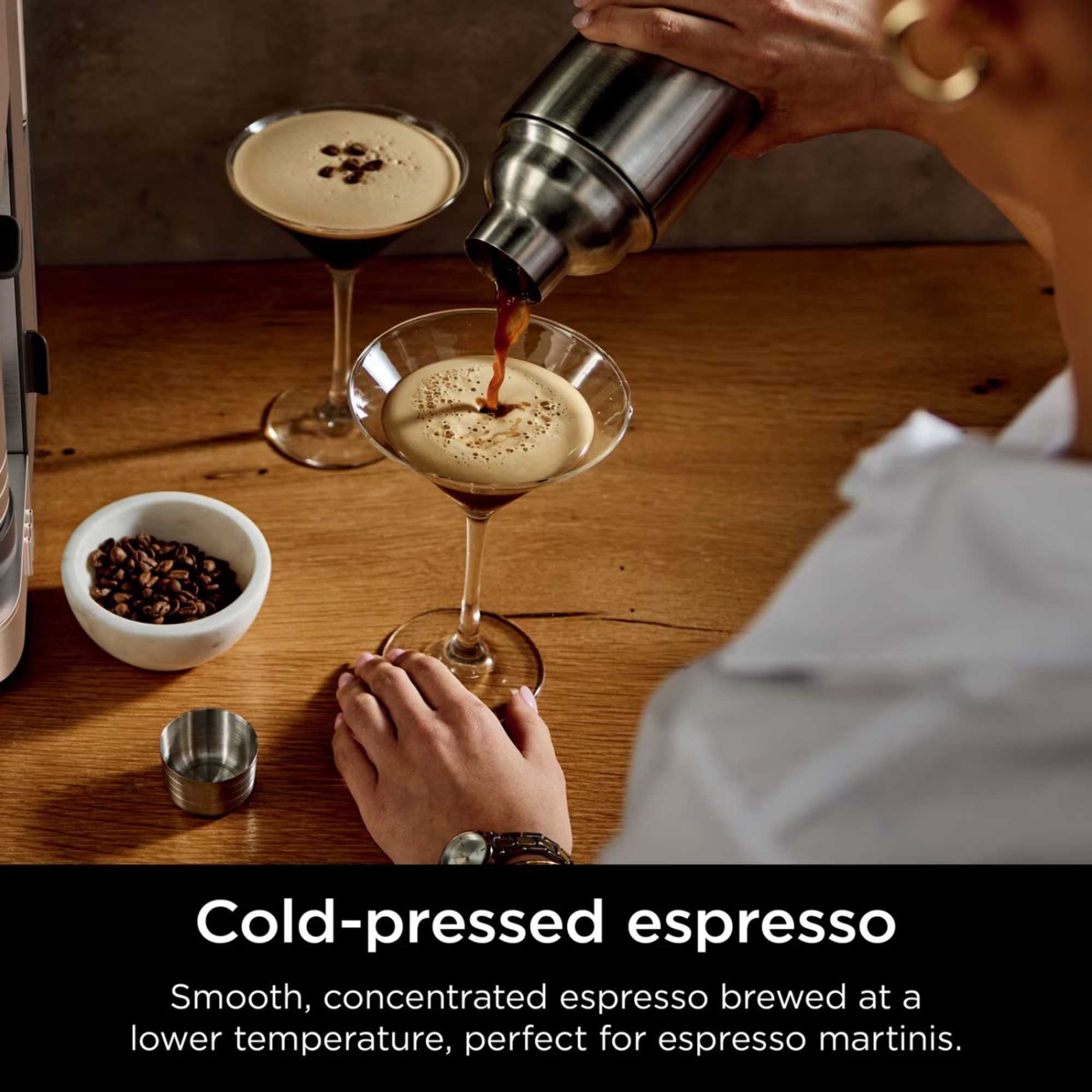 ES701UK Luxe Cafe Pro Series Coffee Machine - Stainless Steel