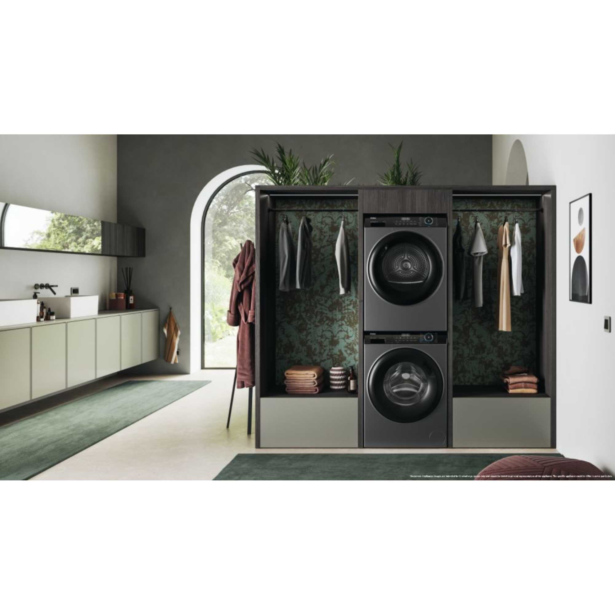 HD80-A2939R I-Pro Series 3 8kg Heat Pump Tumble Dryer - Graphite