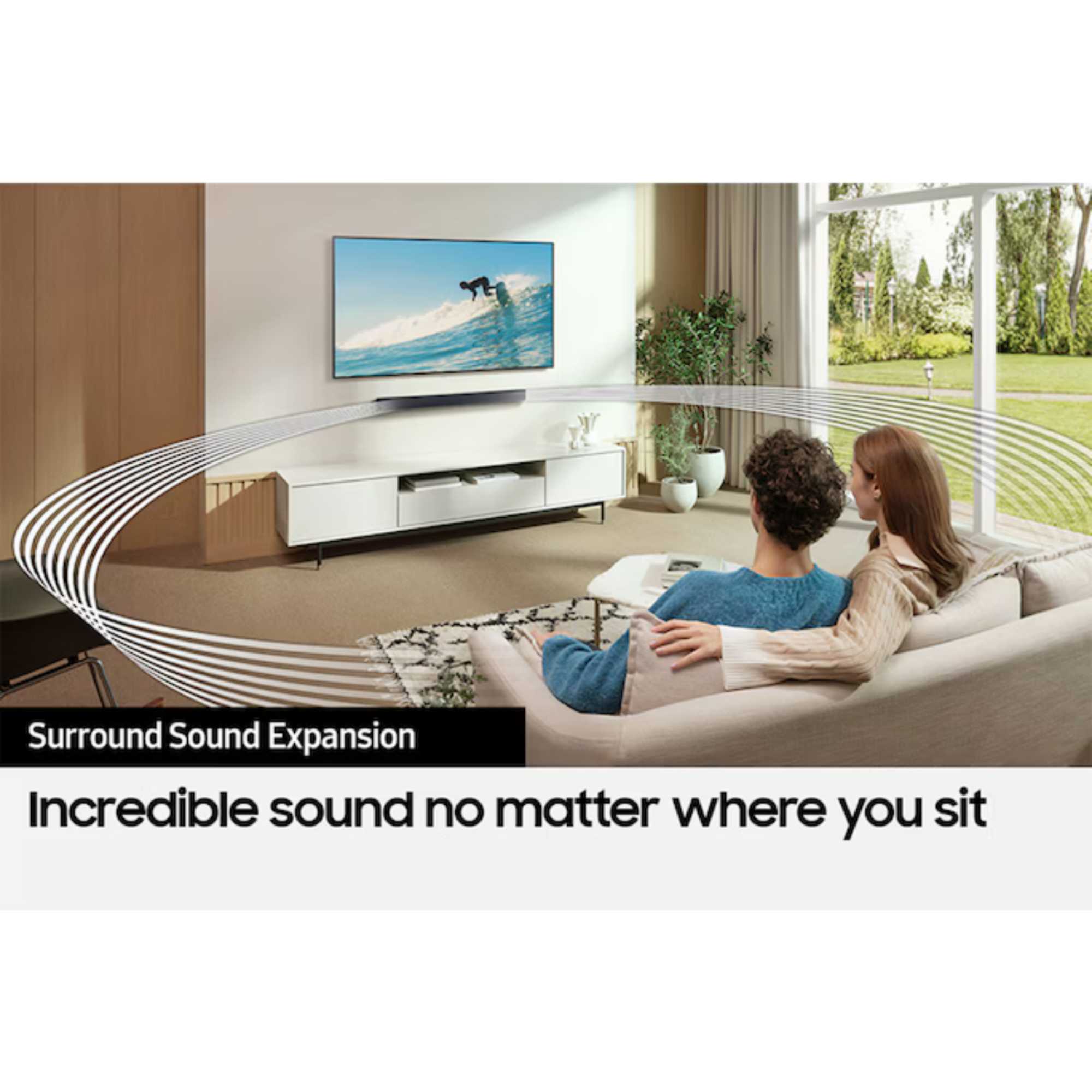 HW-C400 2.0 Channel Soundbar with Built-In Woofer