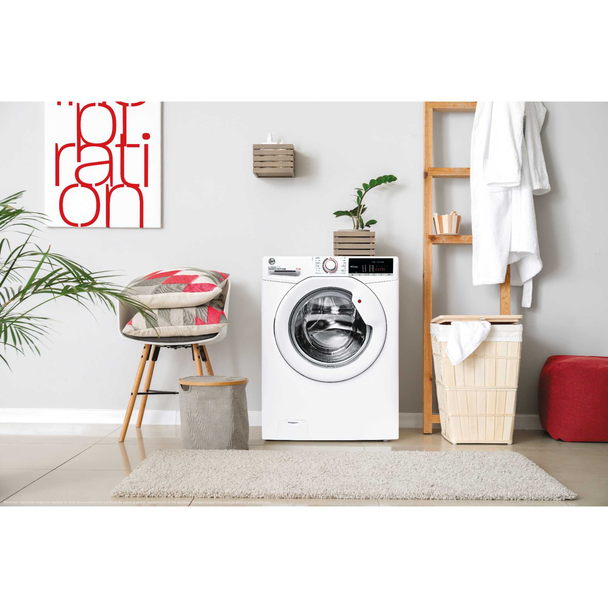 H Wash 300 8kg 1400rpm Washing Machine - H3W 48TA4/1-80