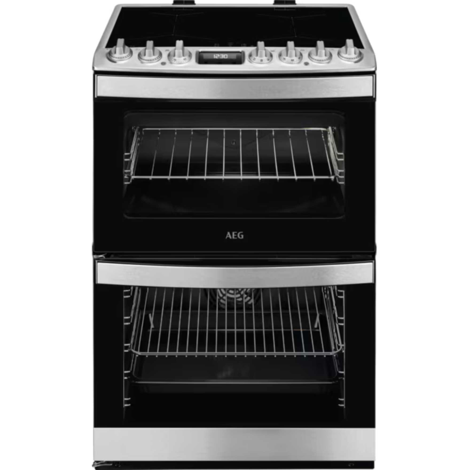 6000 SteamBake Electric Double Oven Cooker - CIB6743ACM