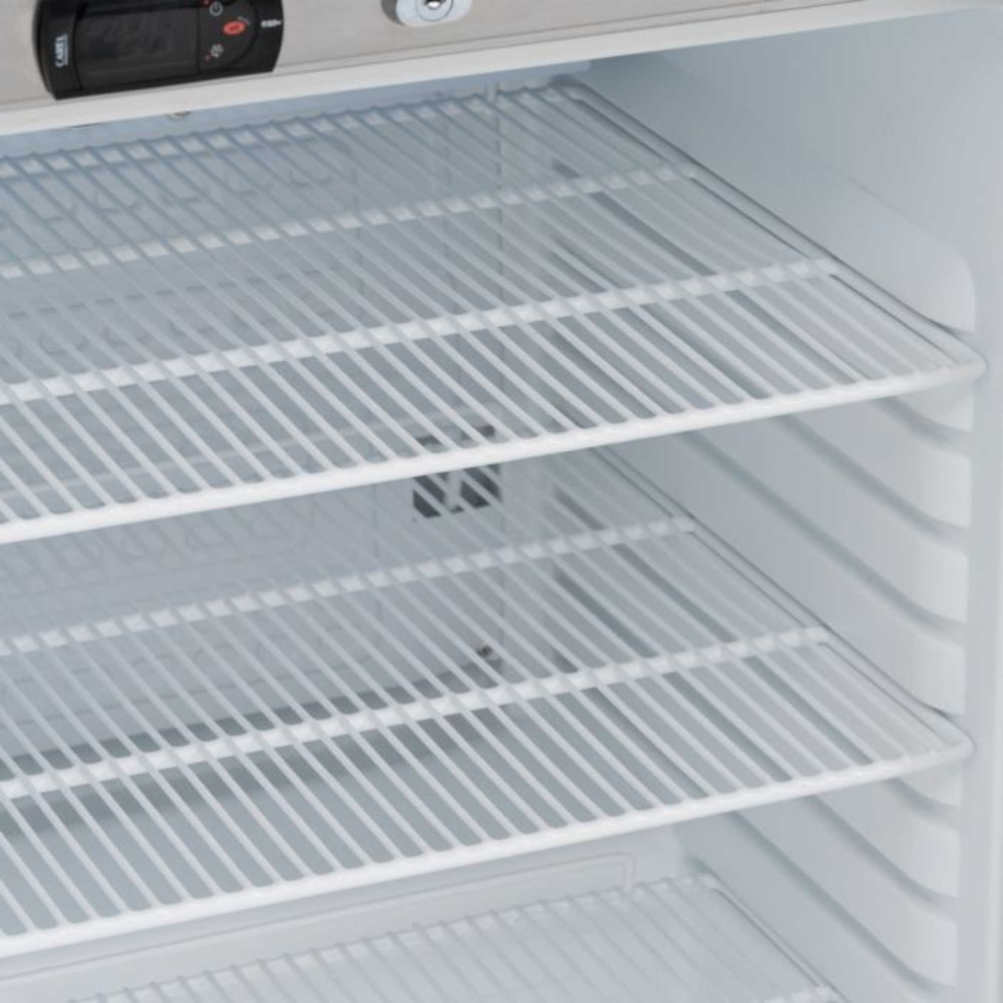 UCR140 Single Hinged Door 98L Undercounter Refrigerator - Stainless Steel