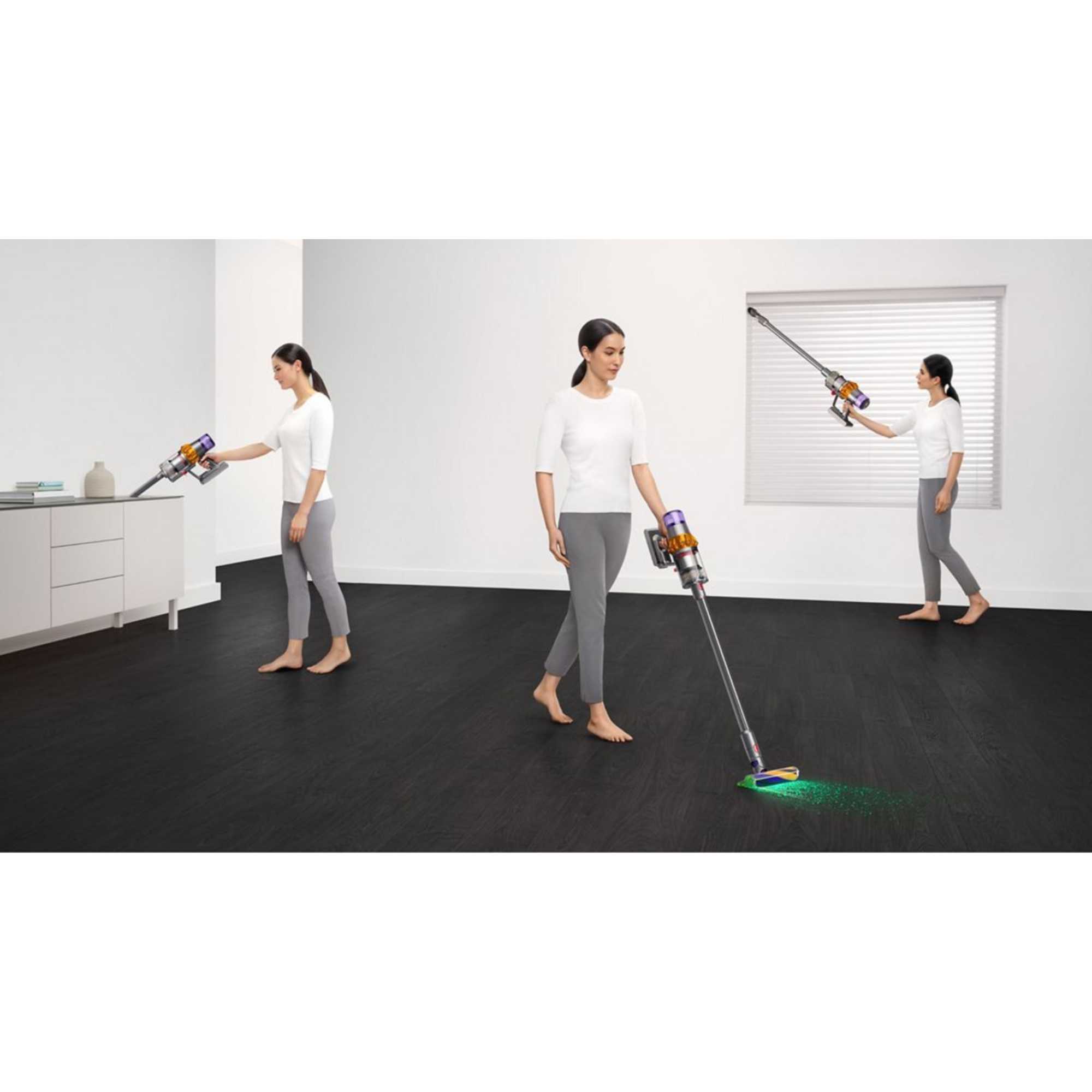 V15 Detect Absolute Cordless Vacuum, Yellow/Nickel